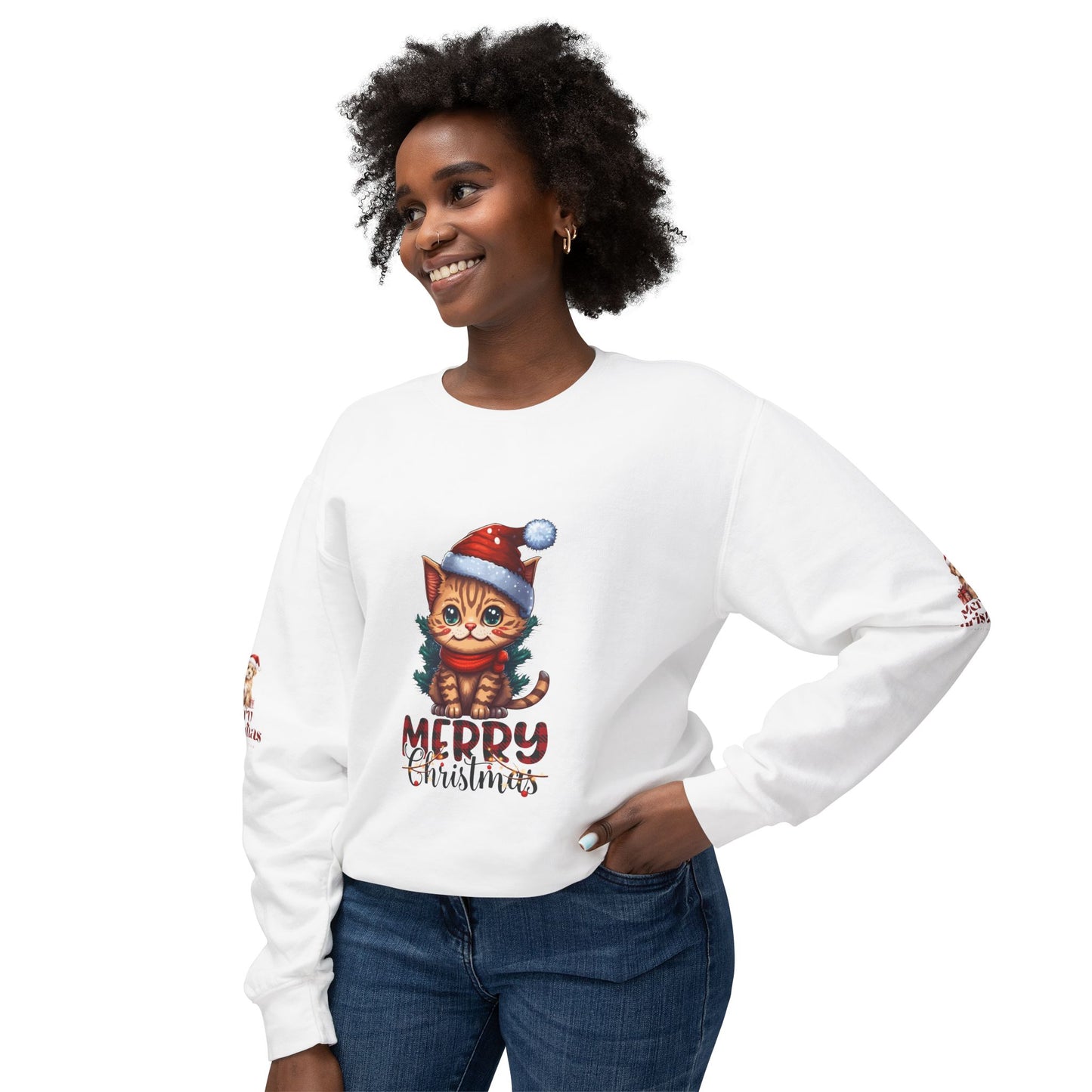 "Kitty Merry Christmas" Christmas sweatshirt