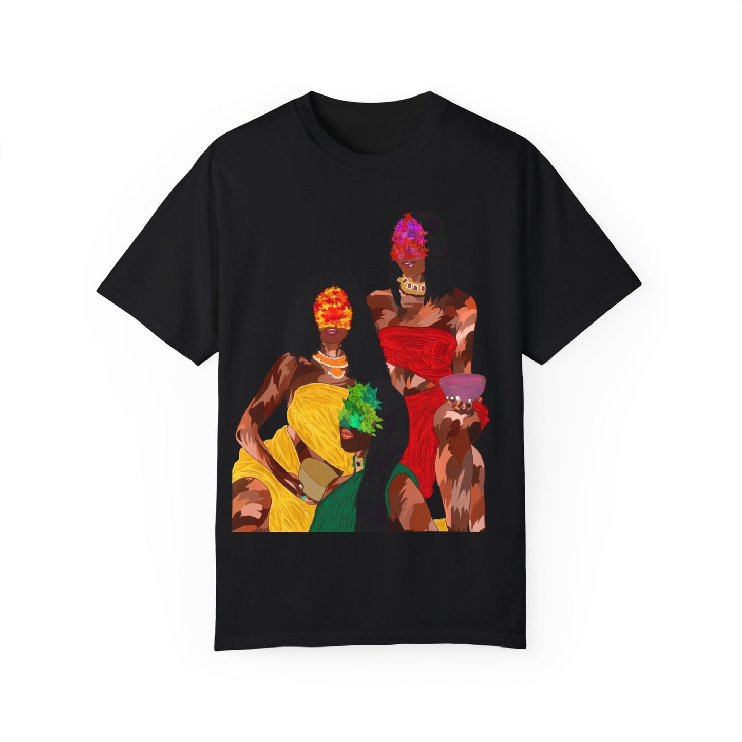 “Blossom melanin” Unisex Garment-Dyed T-shirt