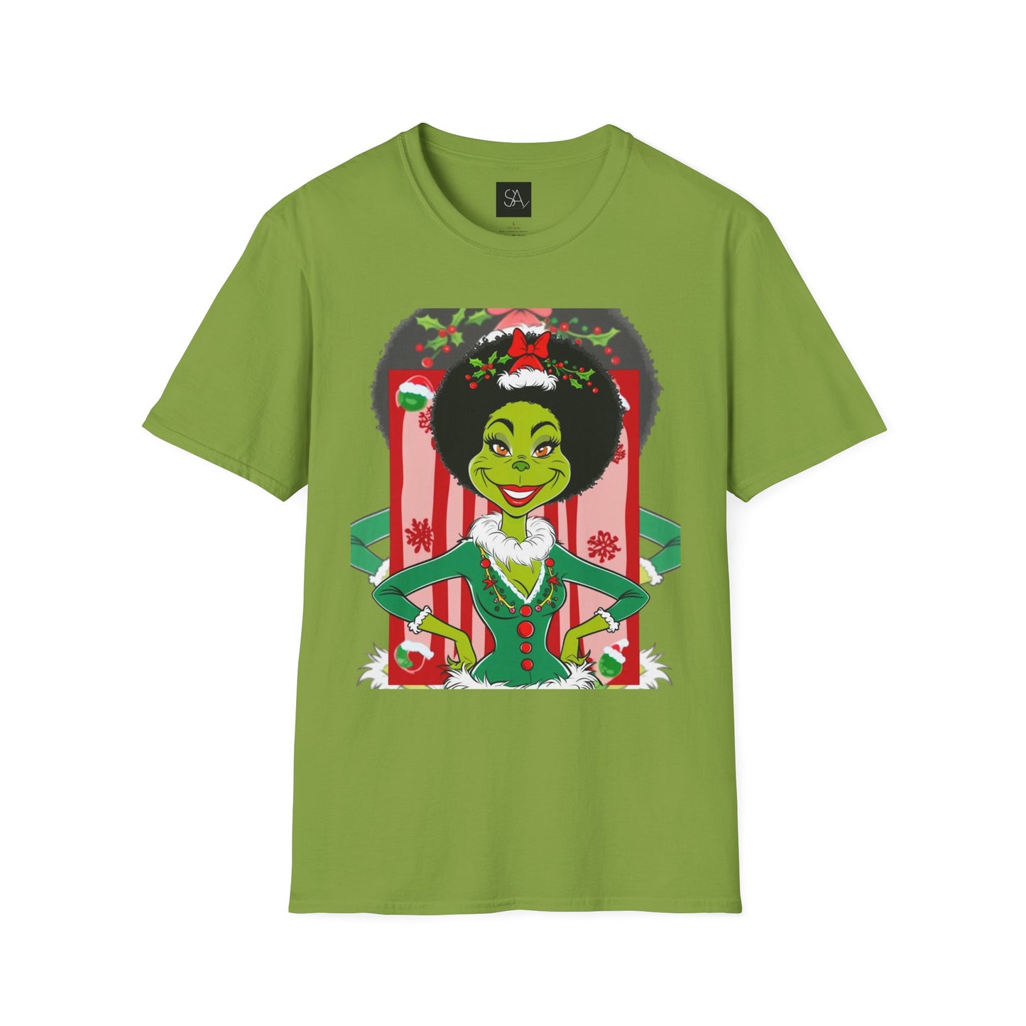 "Chocolate Grinch" Unisex Softstyle T-Shirt