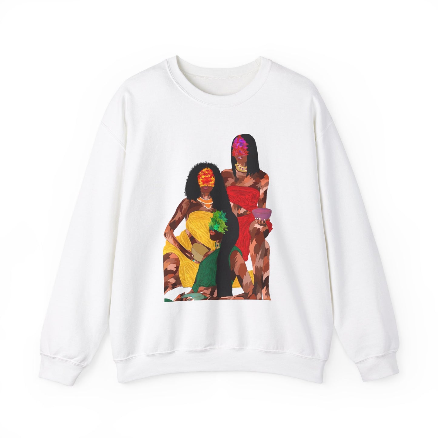 “Melanin Women”Unisex Heavy Blend™ Crewneck Sweatshirt