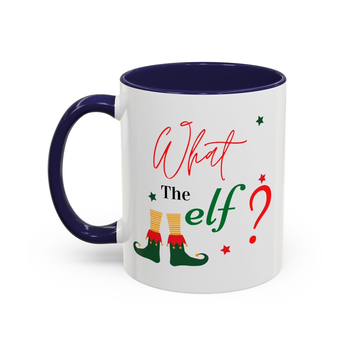 “What the elf”Accent Coffee Mug (11, 15oz)