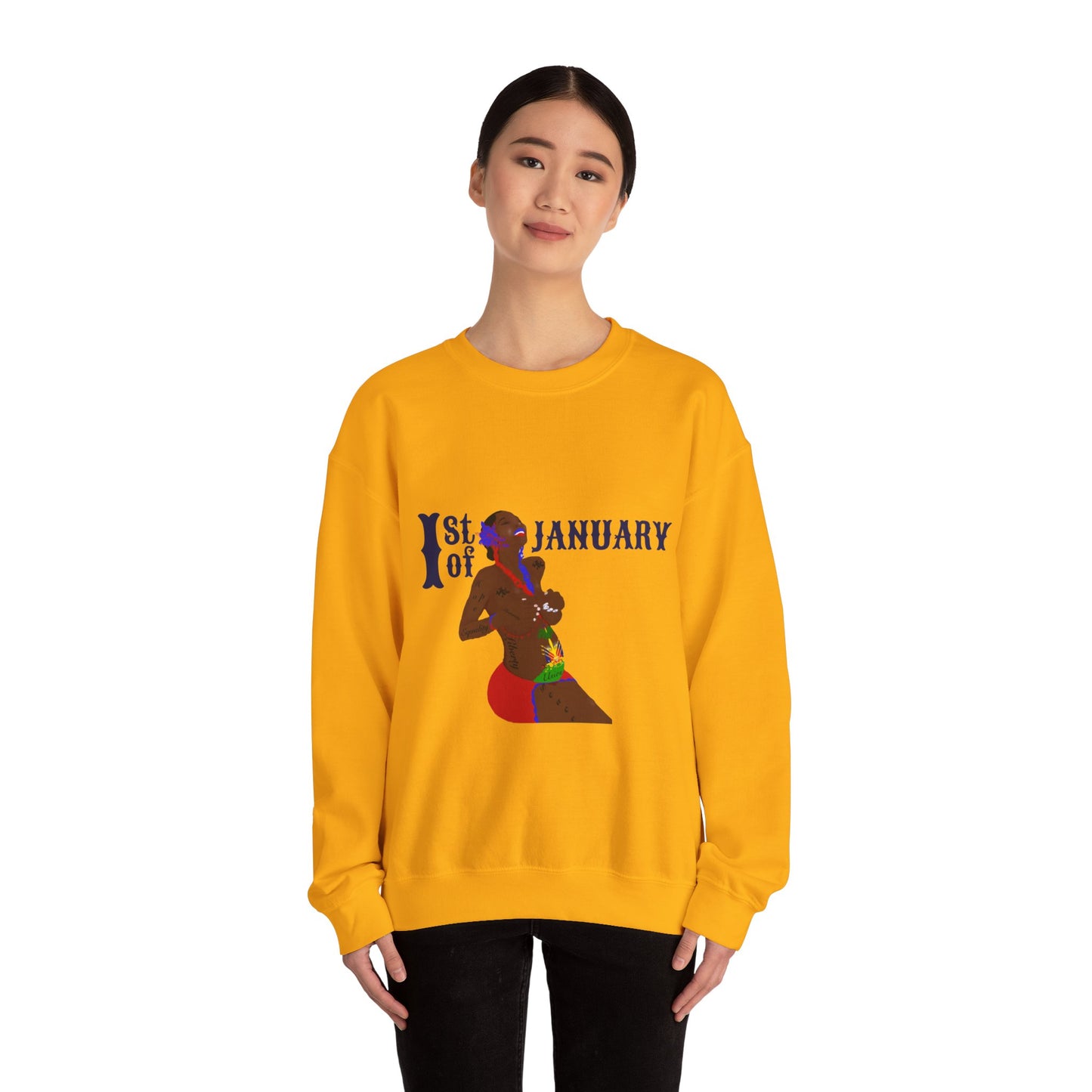 “1st of January” Copy of Unisex Heavy Blend™ Crewneck Sweatshirt