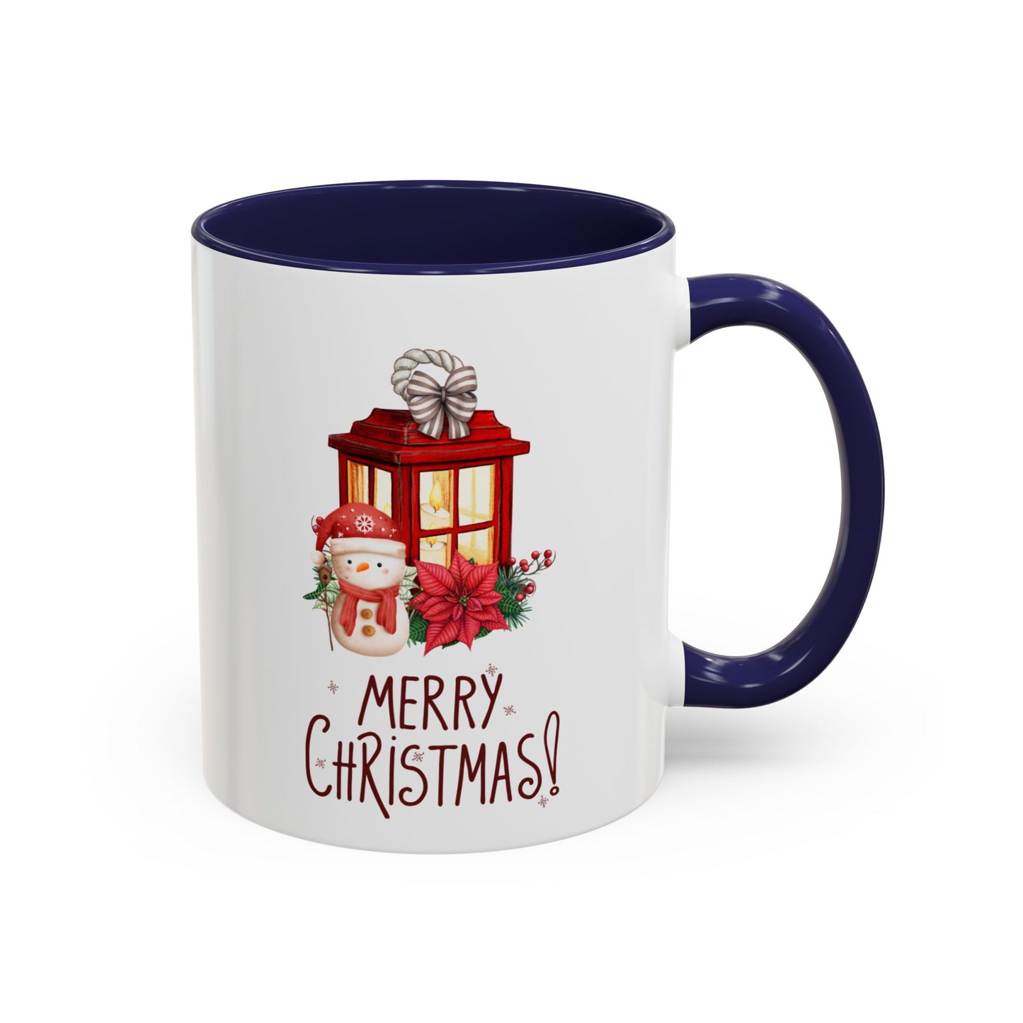 “Merry Christmas “Accent Coffee Mug (11, 15oz)