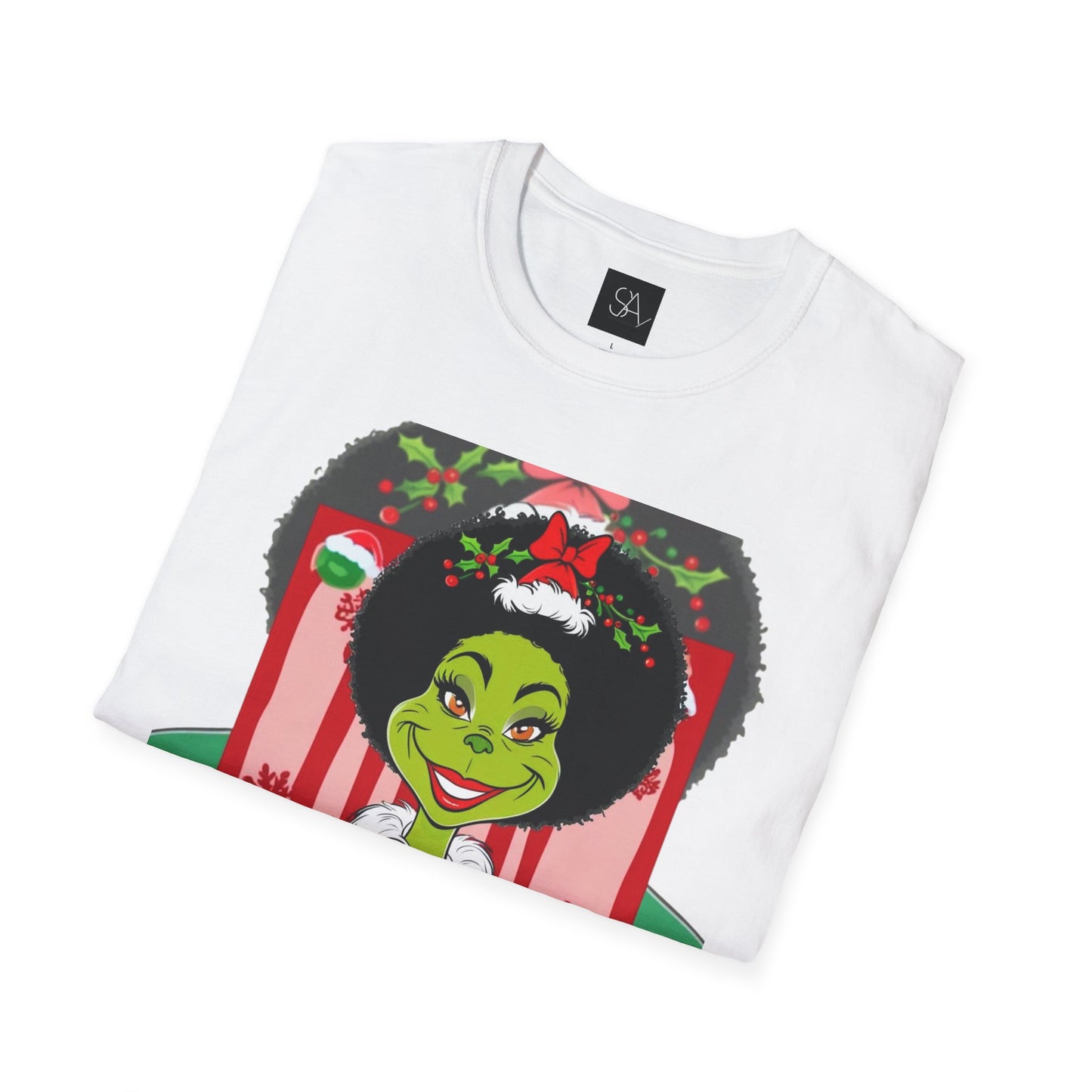 "Chocolate Grinch" Unisex Softstyle T-Shirt