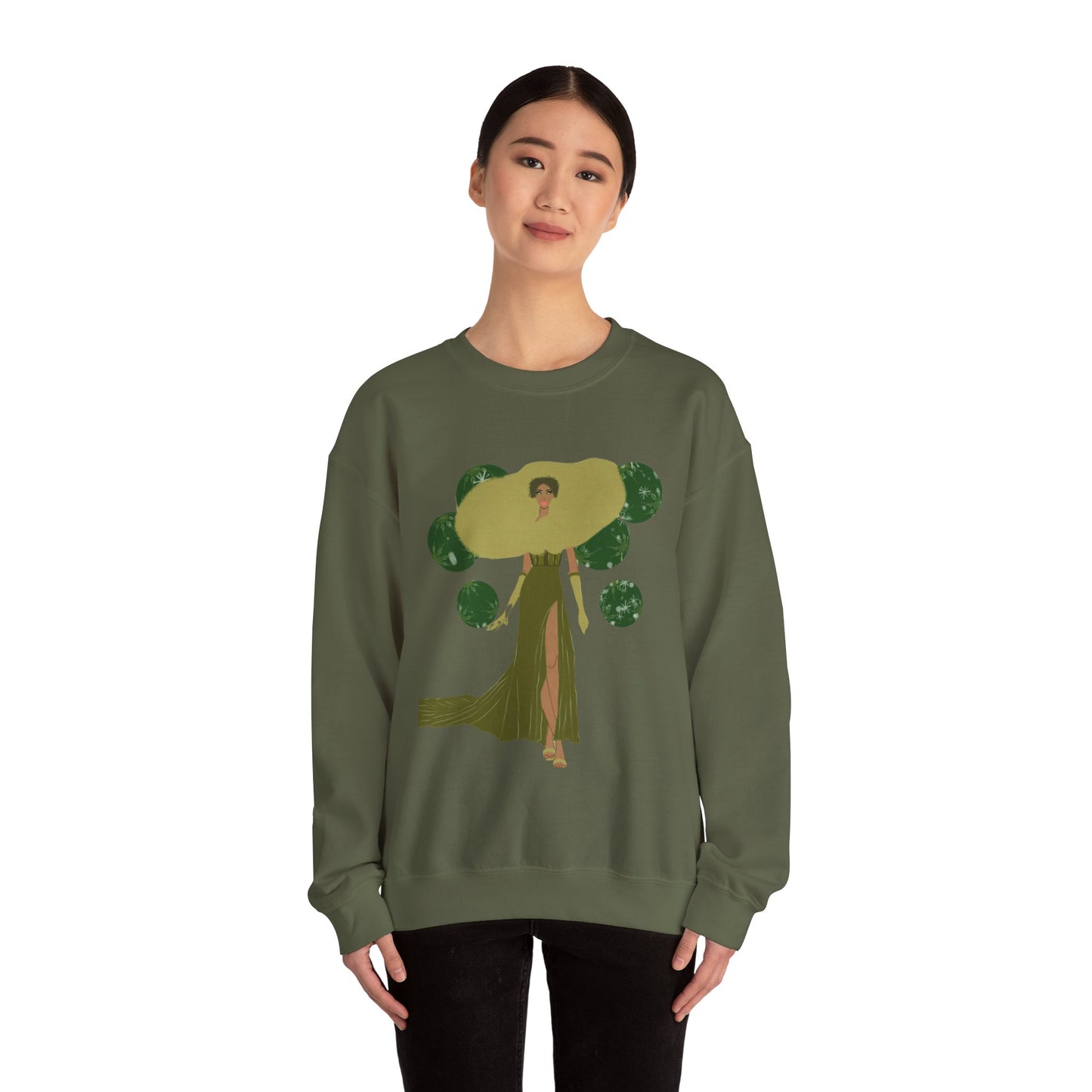 "Christmas princess" Unisex Heavy Blend™ Crewneck Sweatshirt