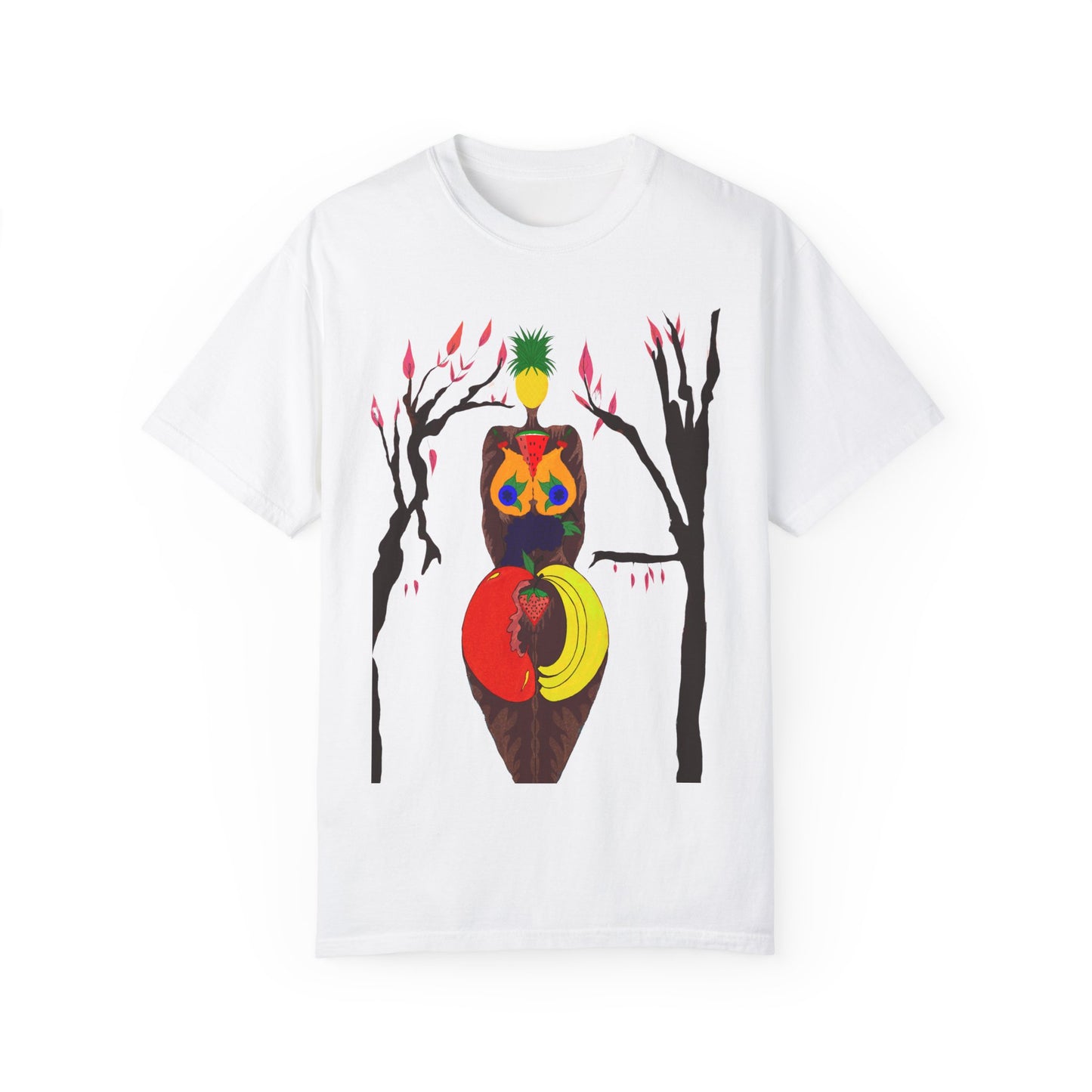 "Melanin Fruity Body" Unisex Garment-Dyed T-shirt