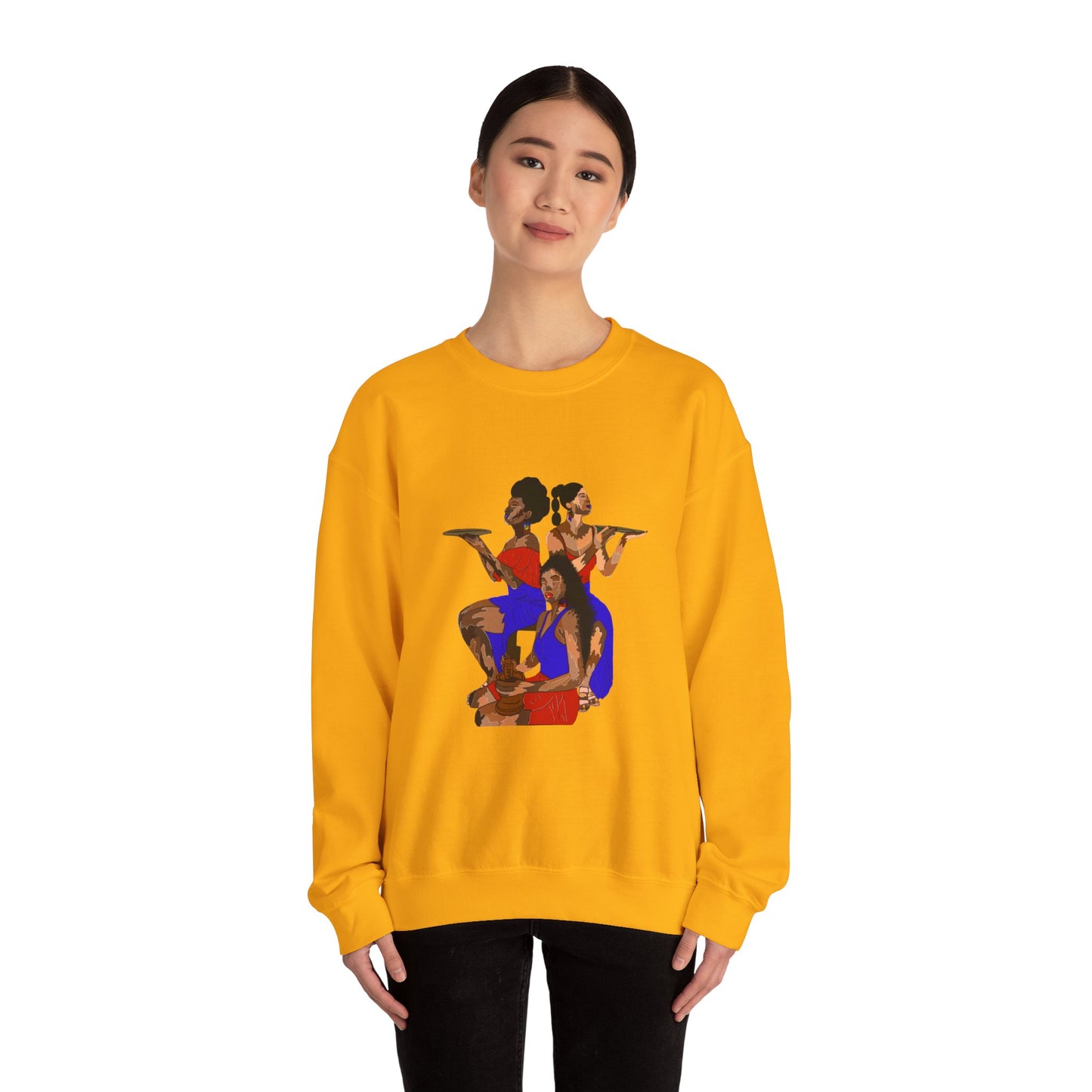 "Haitian women" Unisex Heavy Blend™ Crewneck Sweatshirt