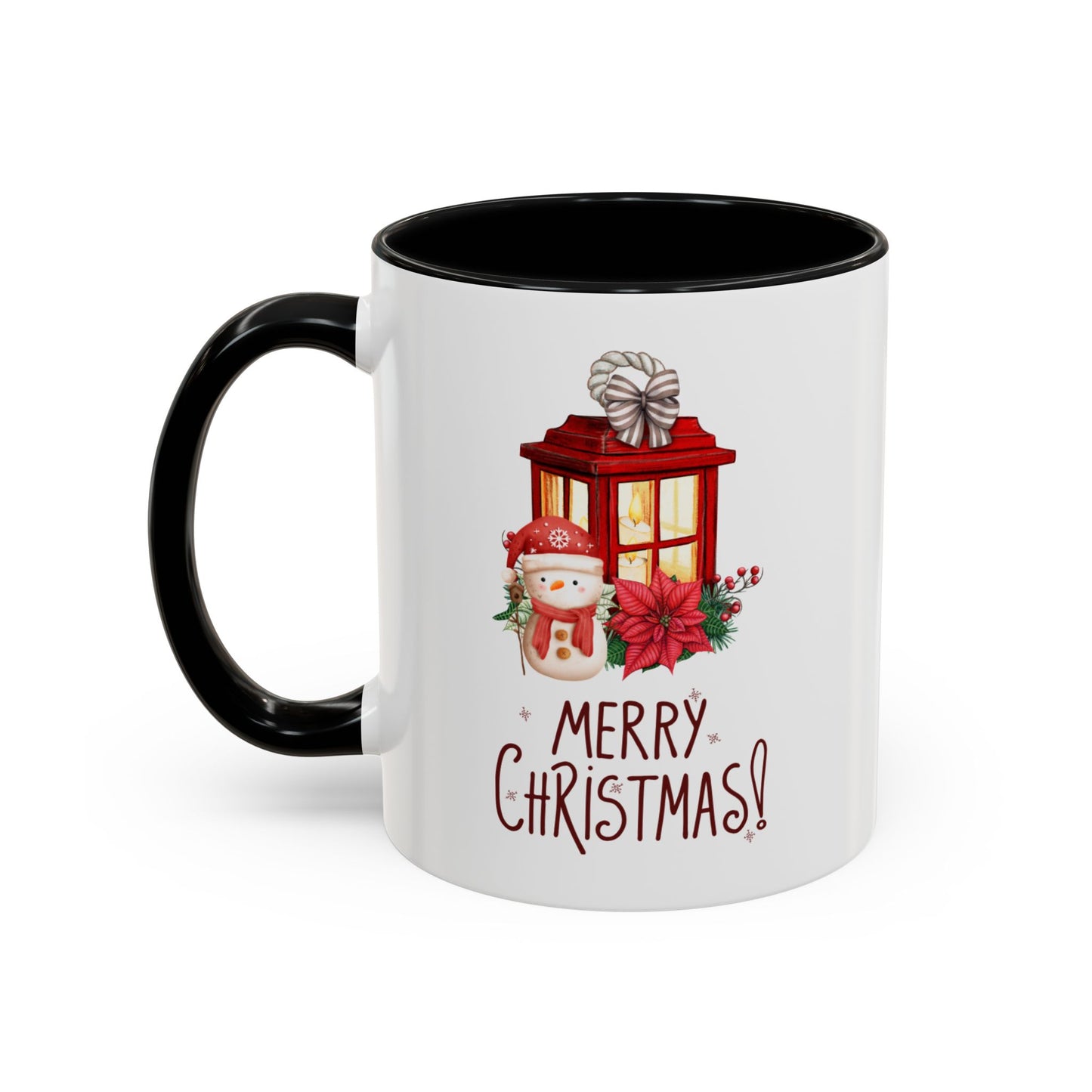 “Merry Christmas “Accent Coffee Mug (11, 15oz)