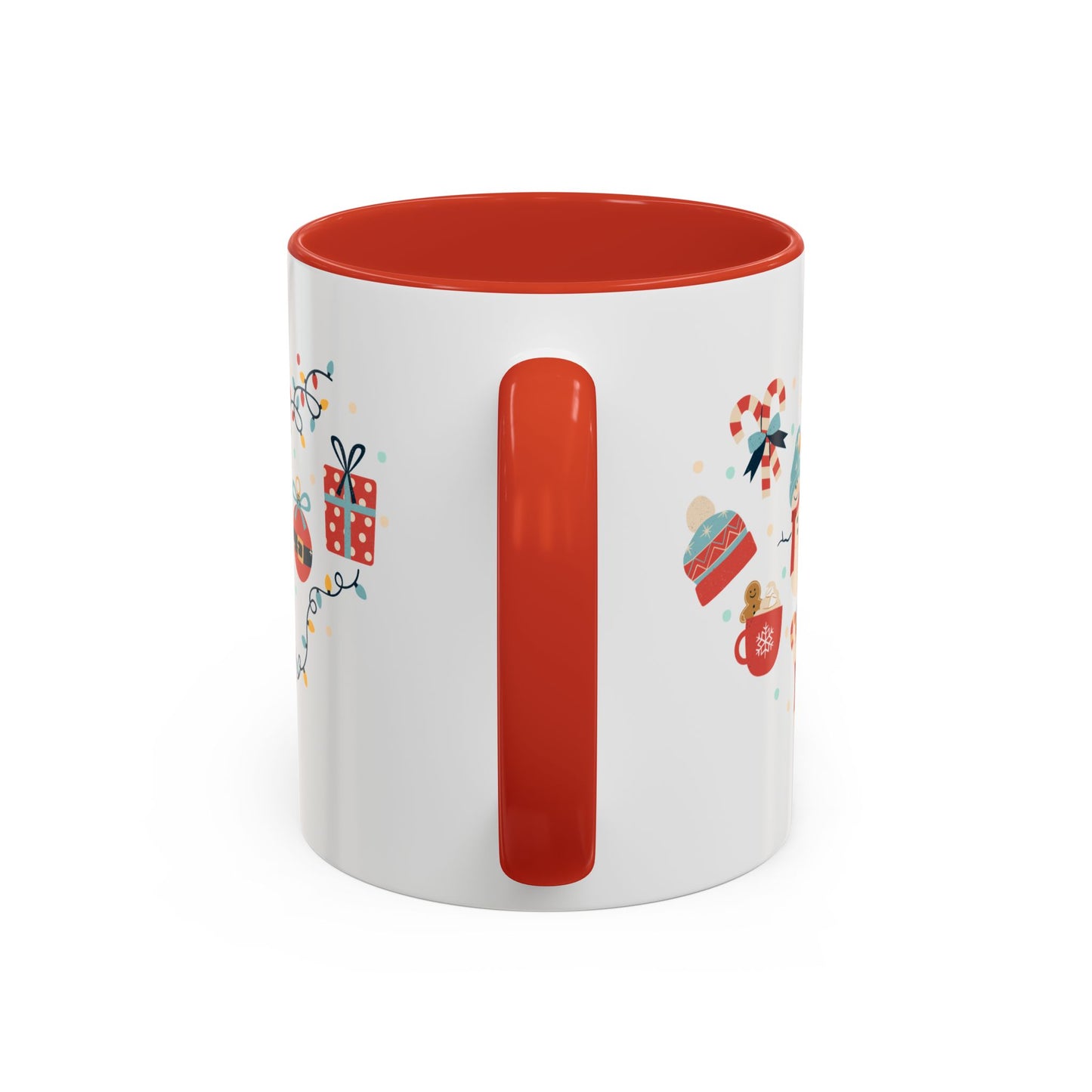 “Santa Claus,Jingle Bells, gift motifs “Accent Coffee Mug (11, 15oz)