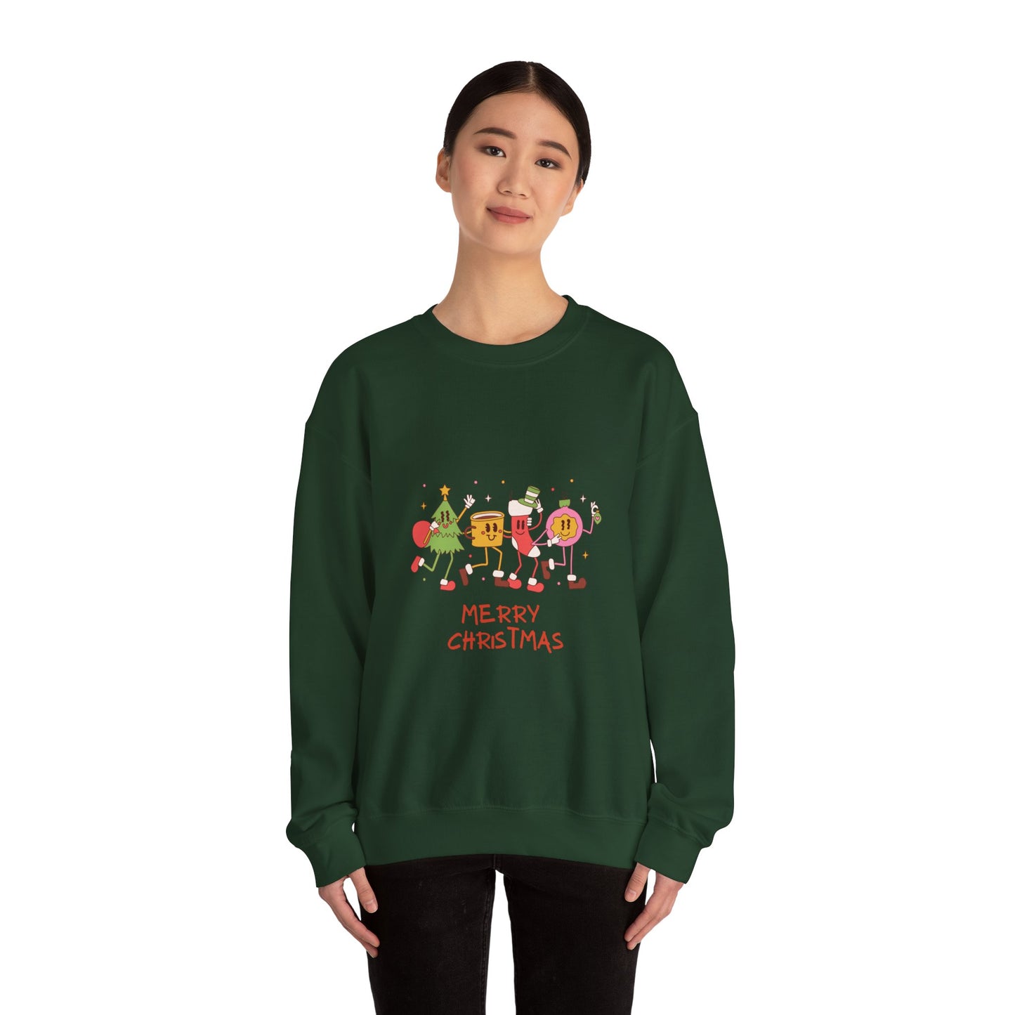 "Merry Christmas" Unisex Heavy Blend™ Crewneck Sweatshirt