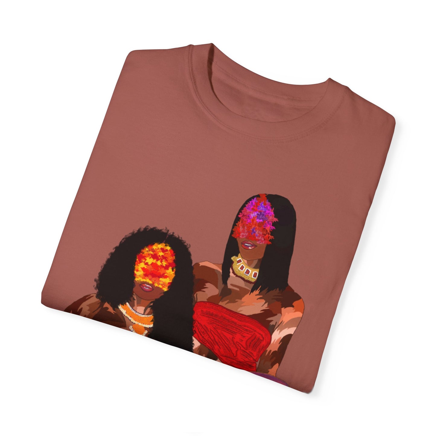 “Blossom melanin” Unisex Garment-Dyed T-shirt