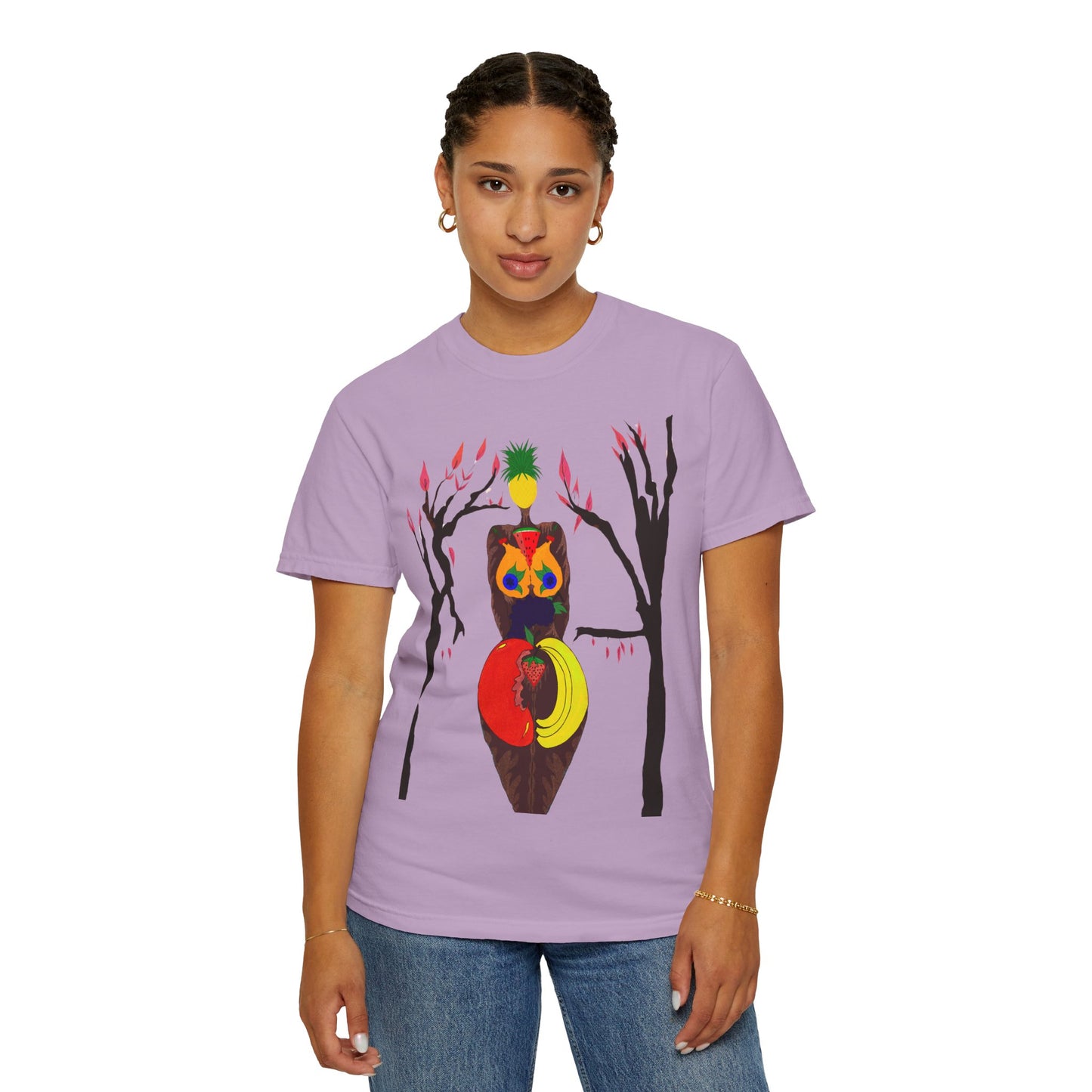 "Melanin Fruity Body" Unisex Garment-Dyed T-shirt