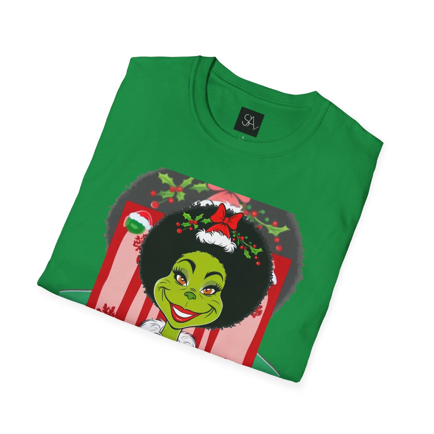 "Chocolate Grinch" Unisex Softstyle T-Shirt