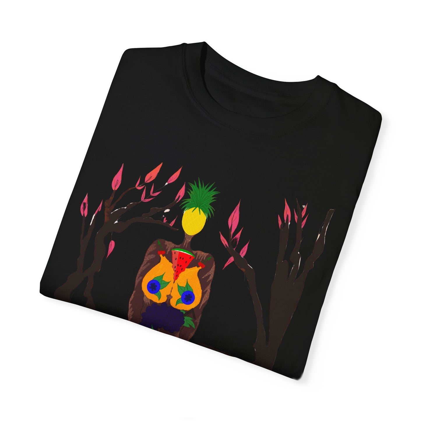 "Melanin Fruity Body" Unisex Garment-Dyed T-shirt