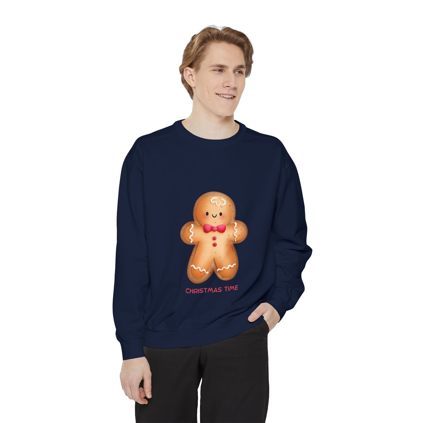 "Cookies, little man" Unisex Garment-Dyed Sweatshirt