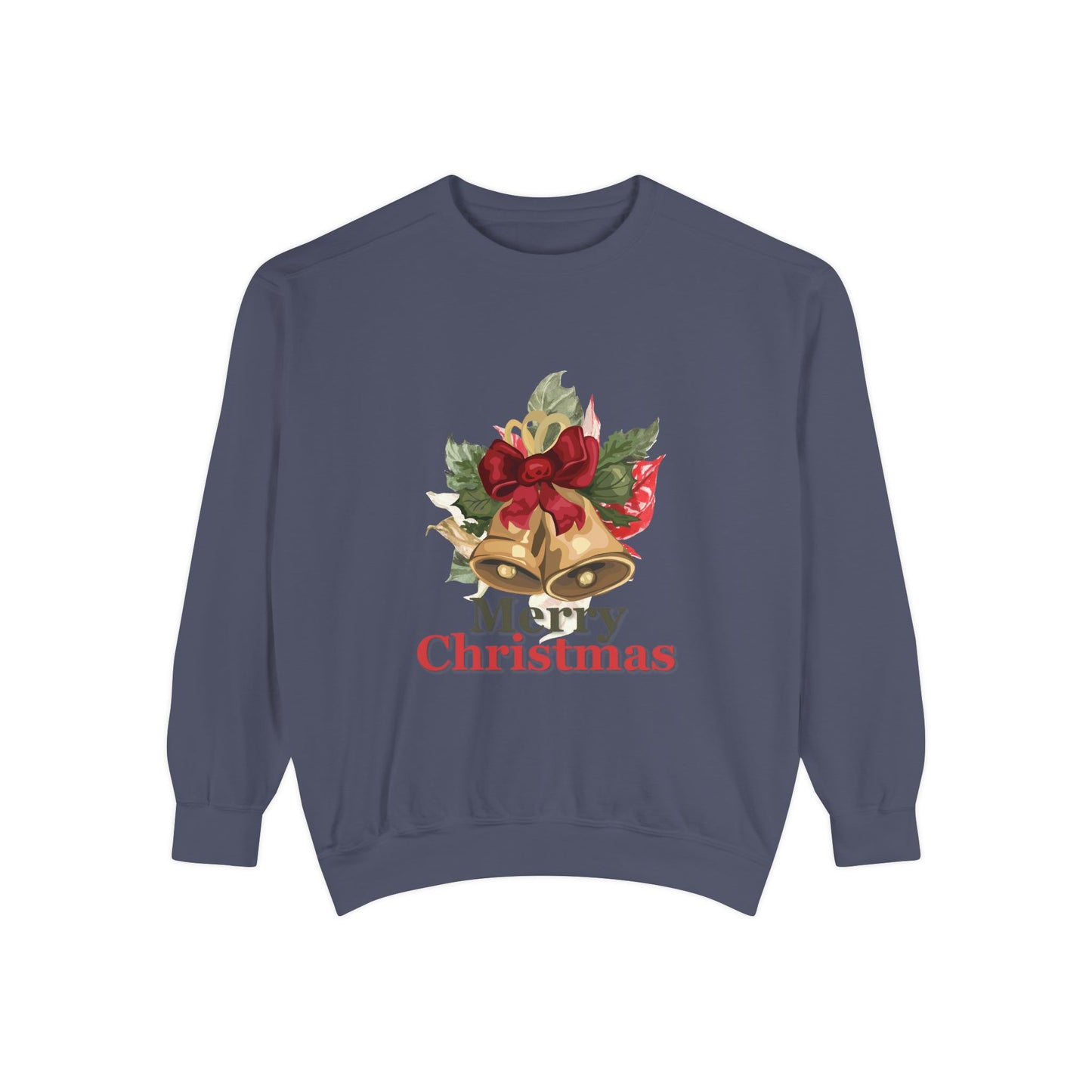 “Christmas Jingle Bells”Unisex Garment-Dyed Sweatshirt