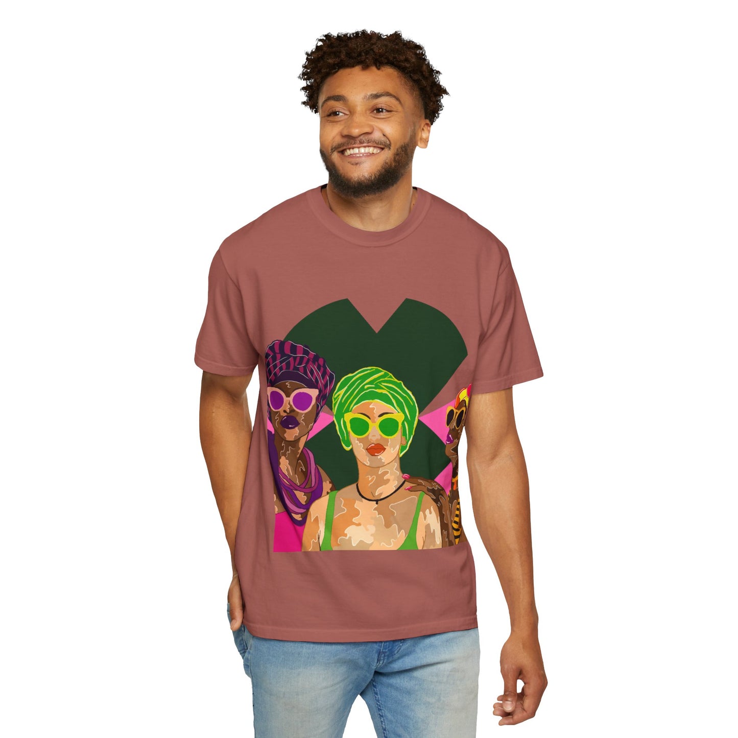 “Melaninpoppin” Unisex Garment-Dyed T-shirt