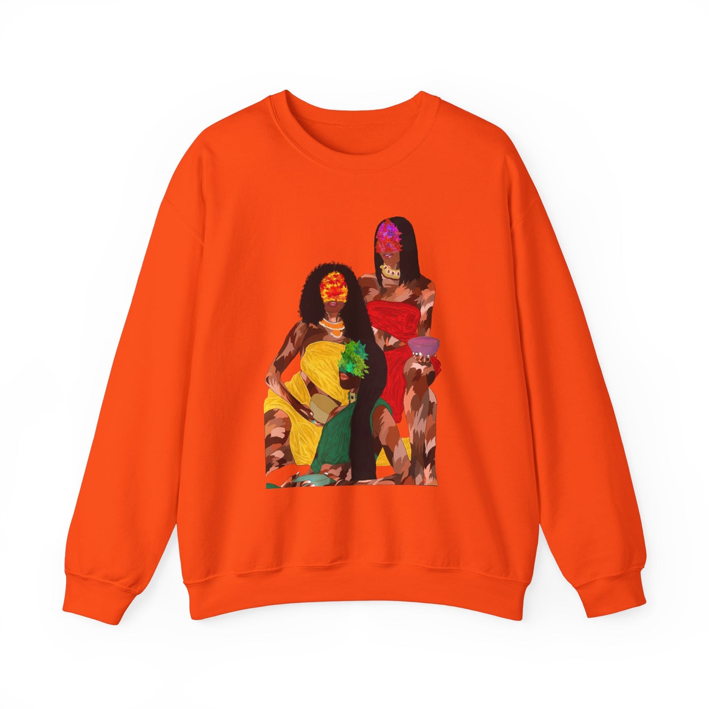 “Melanin Women”Unisex Heavy Blend™ Crewneck Sweatshirt