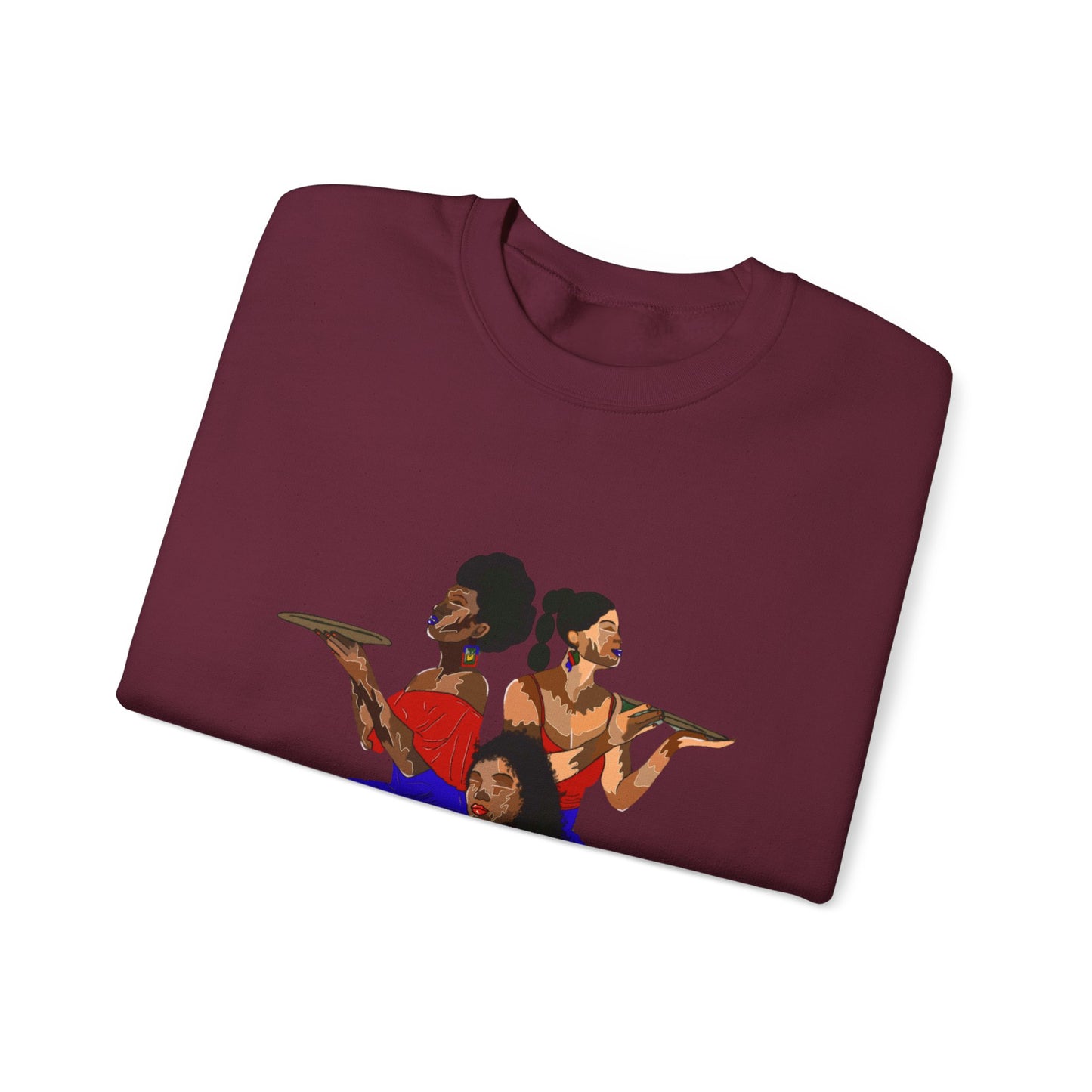 "Haitian women" Unisex Heavy Blend™ Crewneck Sweatshirt