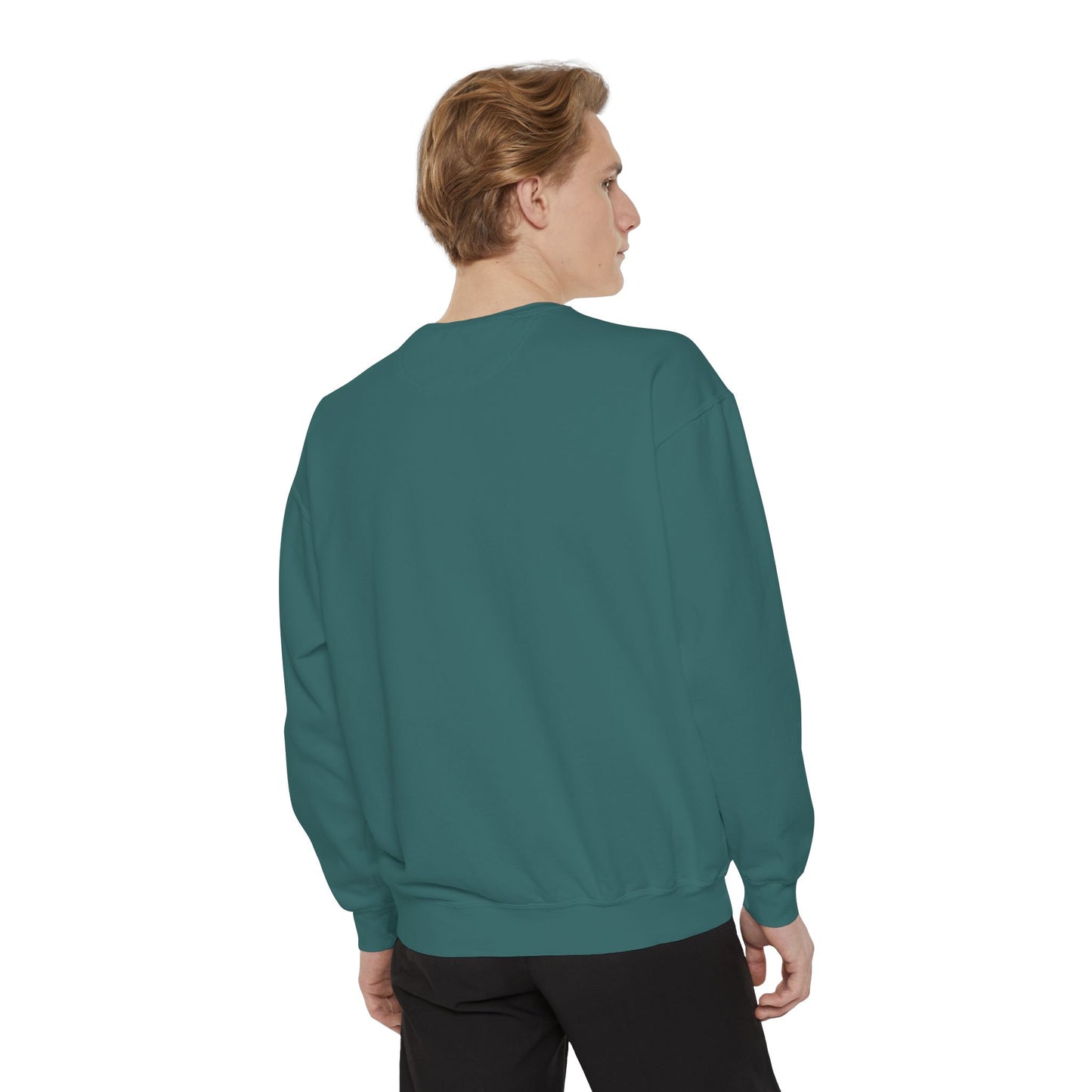 "Reindeers" of Unisex Garment-Dyed Sweatshirt