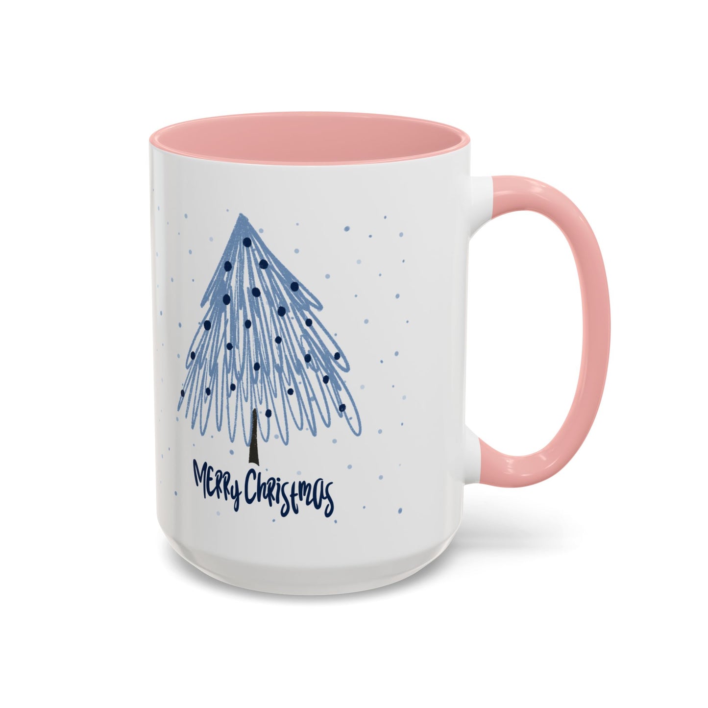 “Blue Christmas Tree” Accent Coffee Mug (11, 15oz)