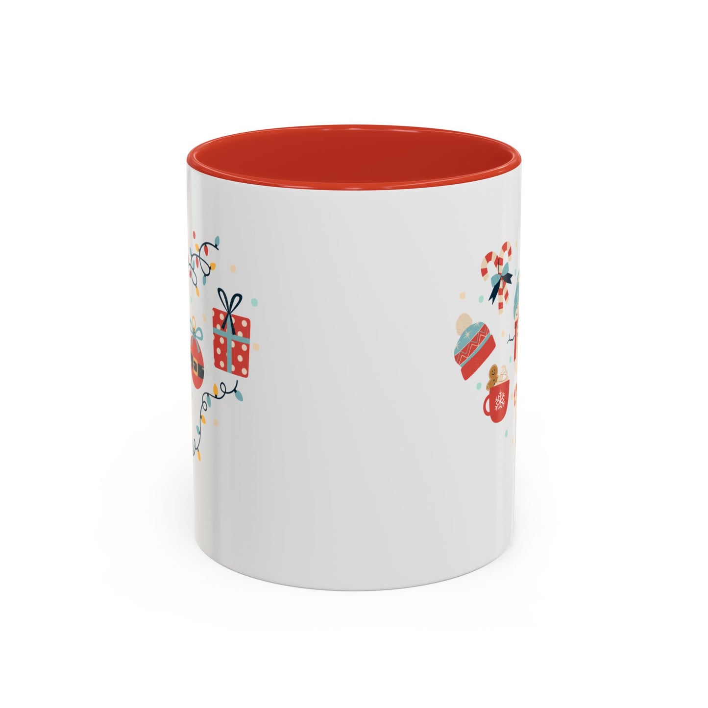 “Santa Claus,Jingle Bells, gift motifs “Accent Coffee Mug (11, 15oz)