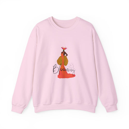 "Blooming woman" Unisex Heavy Blend™ Crewneck Sweatshirt