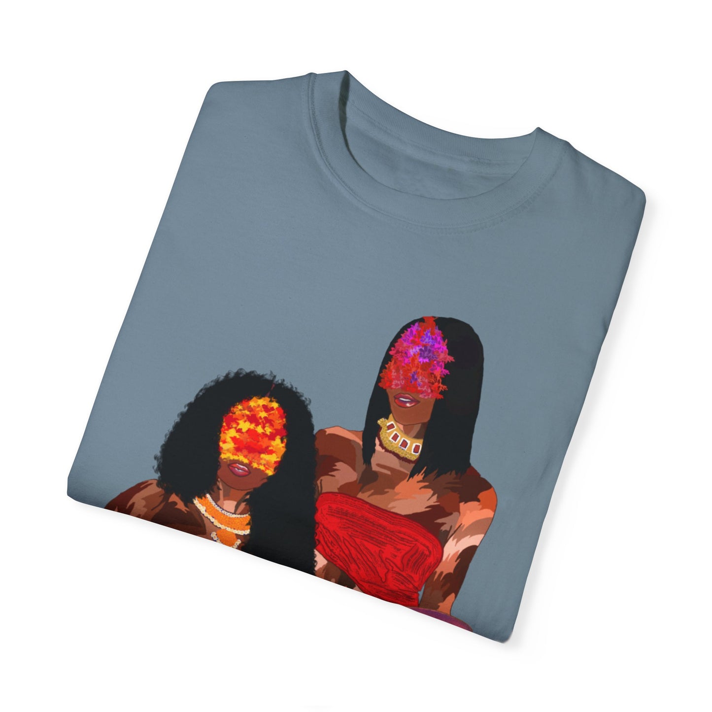 “Blossom melanin” Unisex Garment-Dyed T-shirt