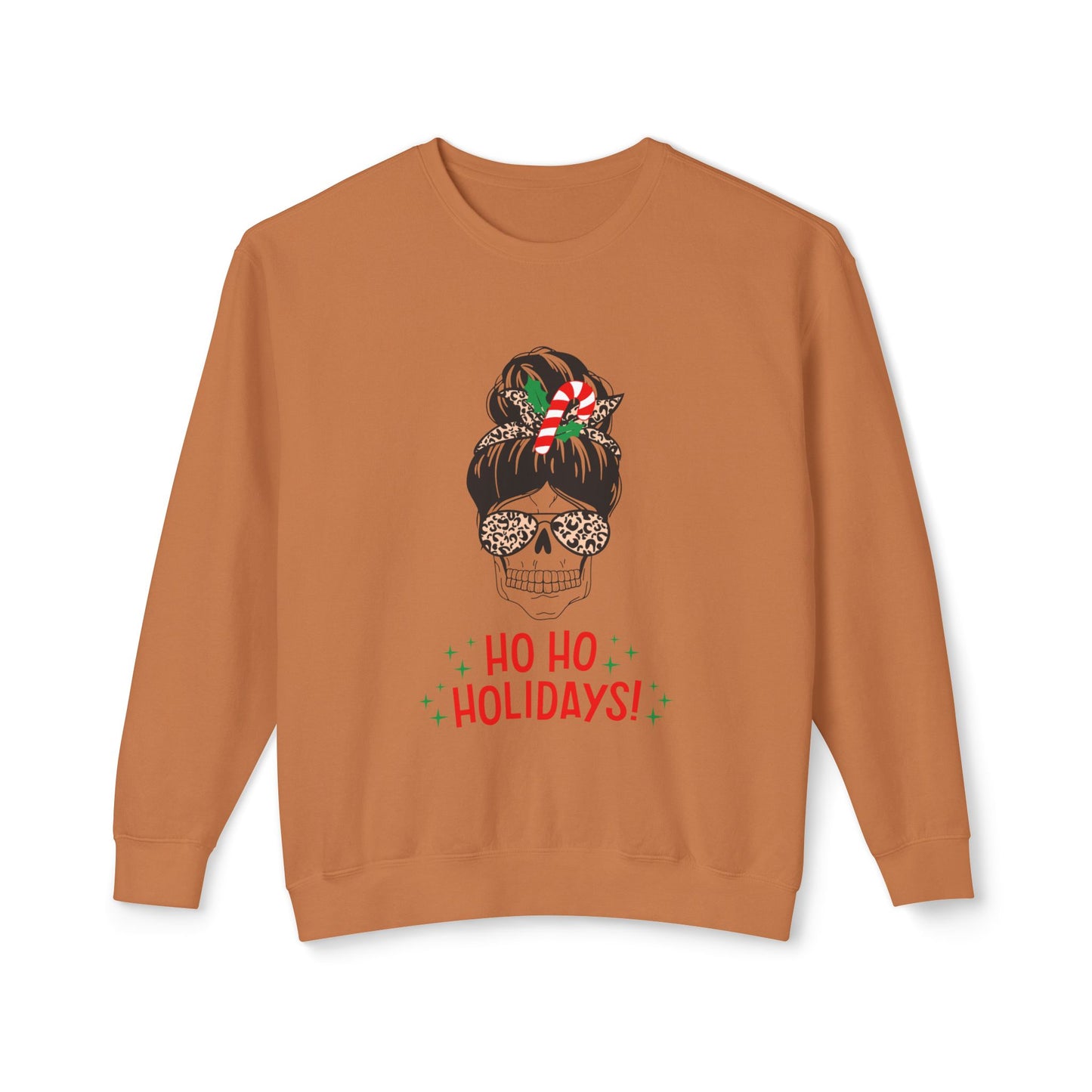 "Jingle Bells" Christmas Unisex Lightweight Crewneck Sweatshirt