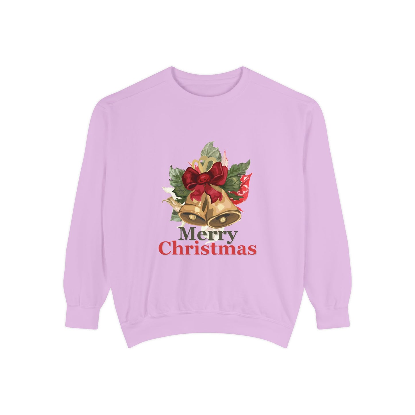 “Christmas Jingle Bells”Unisex Garment-Dyed Sweatshirt