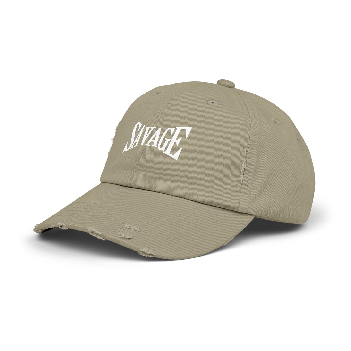 “Savage”Unisex Distressed Cap