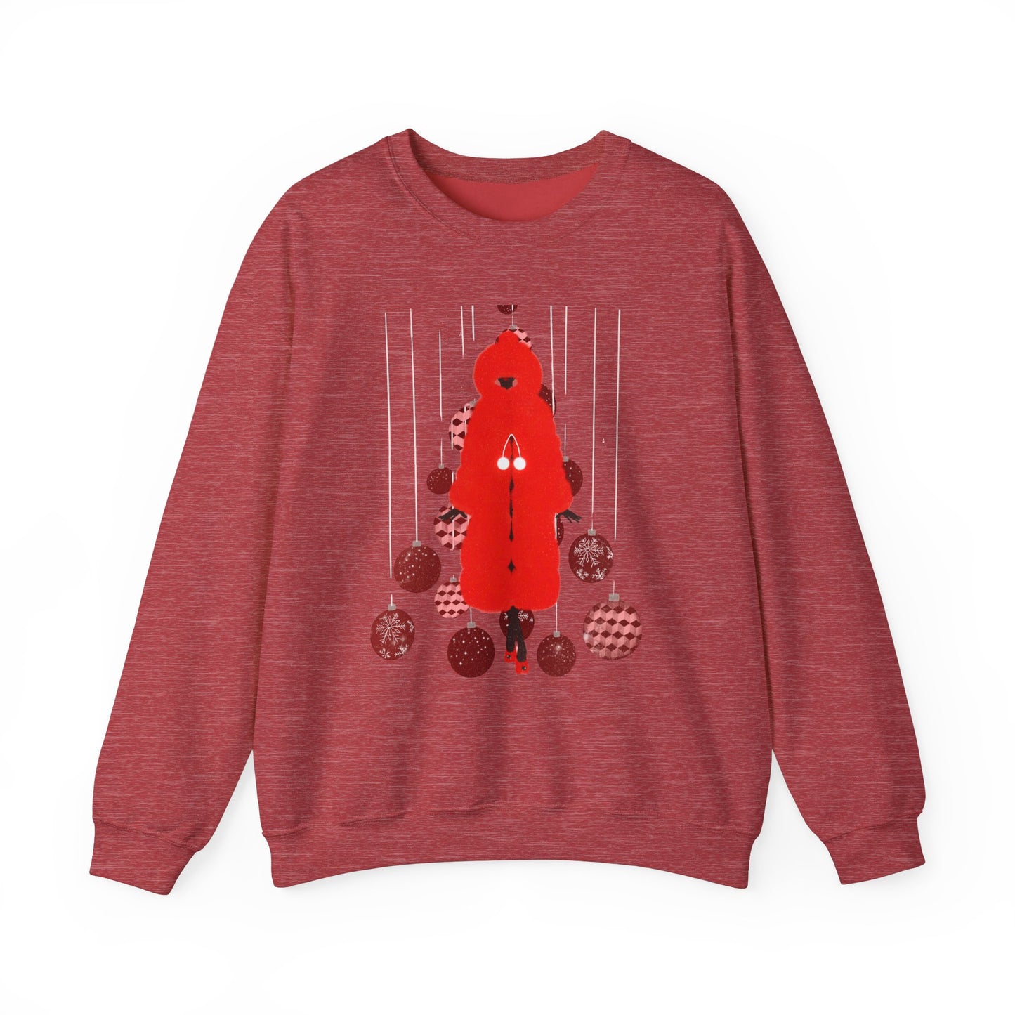 "Petit chaperon rouge, Christmas outfit" Unisex Heavy Blend™ Crewneck Sweatshirt