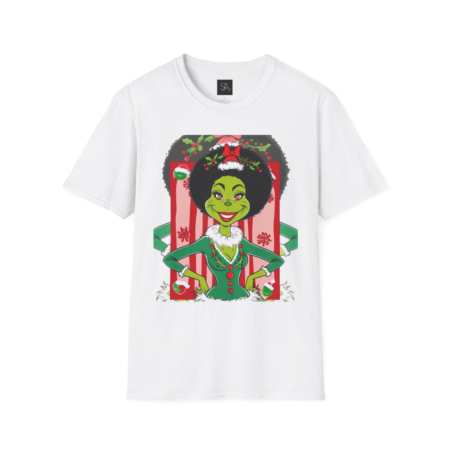 "Chocolate Grinch" Unisex Softstyle T-Shirt