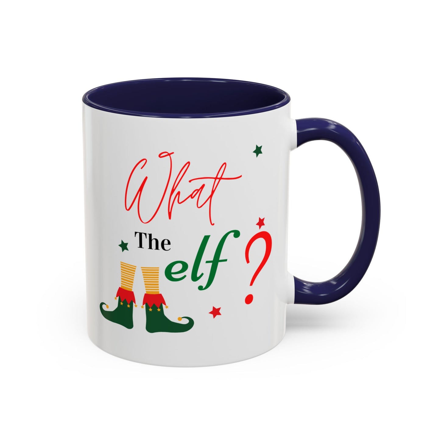 “What the elf”Accent Coffee Mug (11, 15oz)