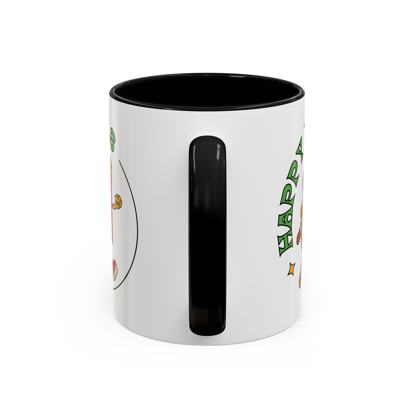 “Happy Xmas”Accent Coffee Mug (11, 15oz)