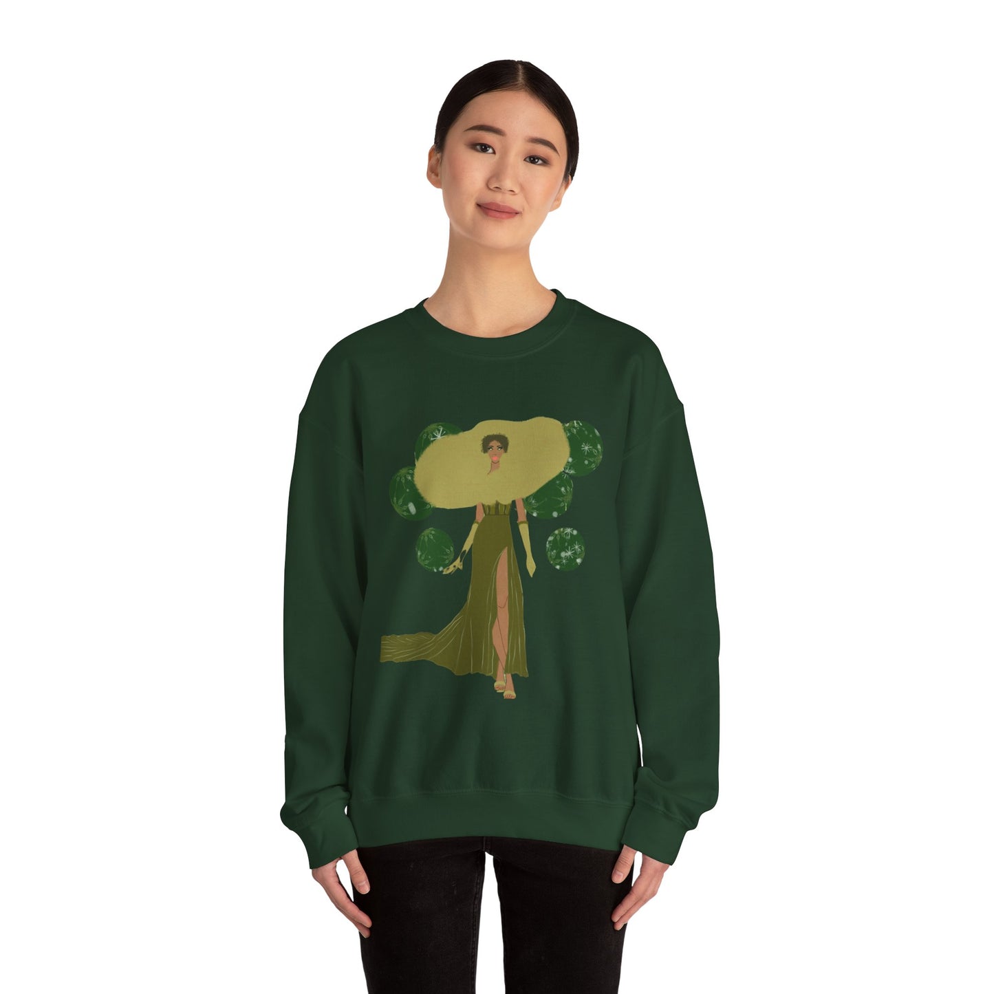 "Christmas princess" Unisex Heavy Blend™ Crewneck Sweatshirt