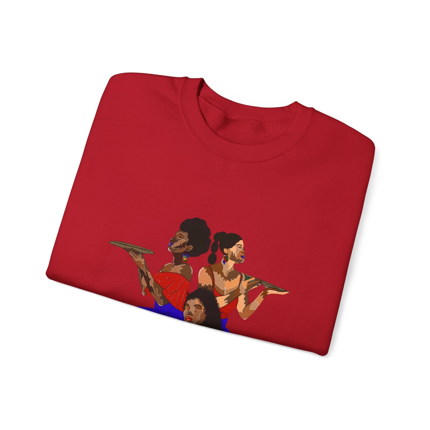 "Haitian women" Unisex Heavy Blend™ Crewneck Sweatshirt