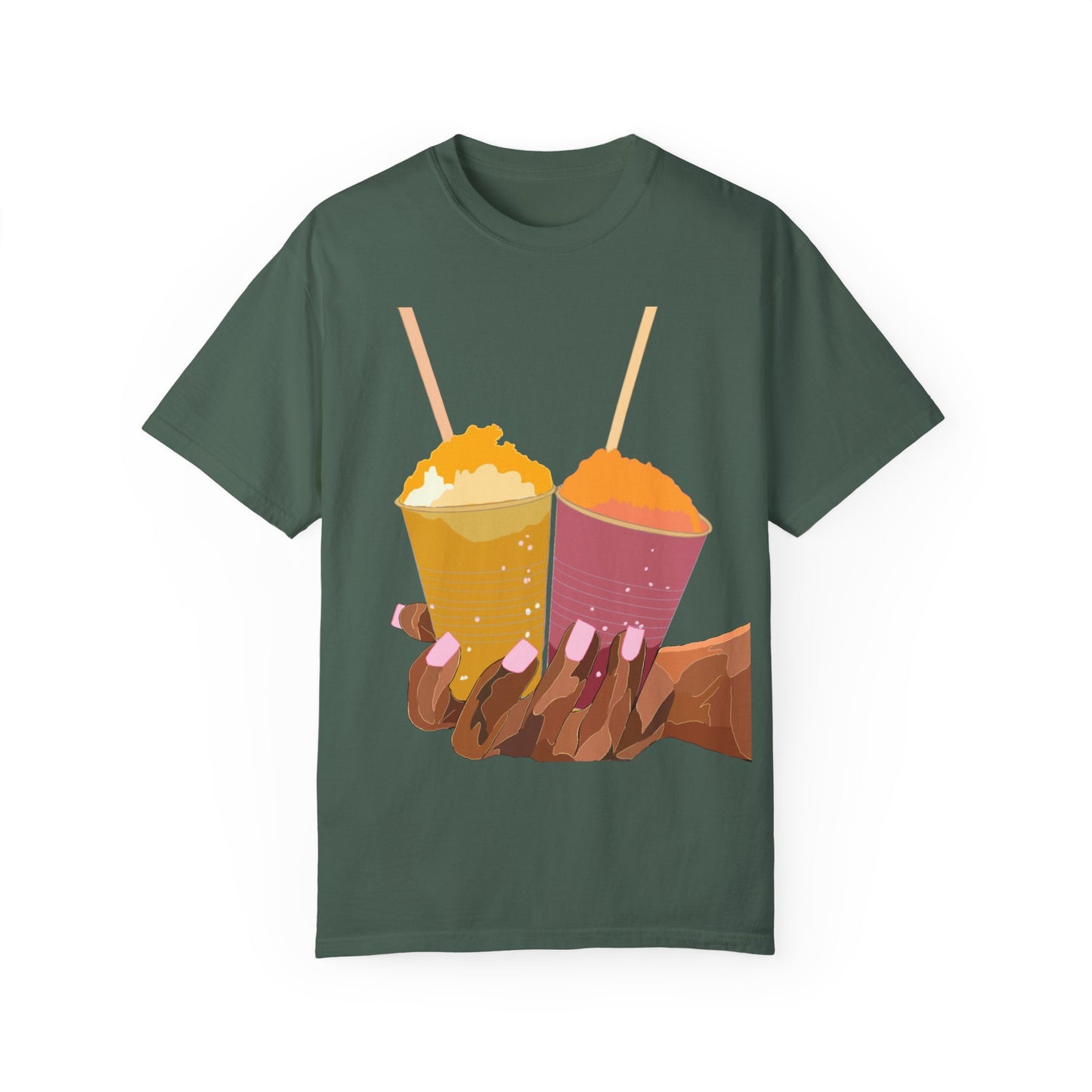 " Tropical Melanin" Unisex Garment-Dyed T-shirt