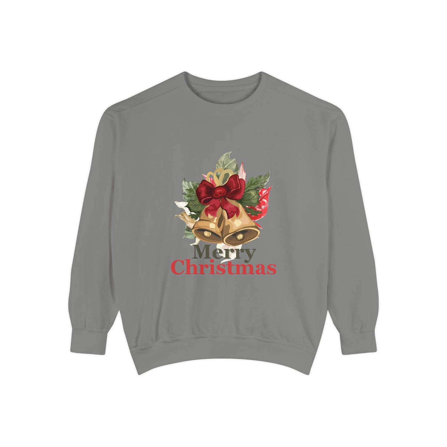 “Christmas Jingle Bells”Unisex Garment-Dyed Sweatshirt