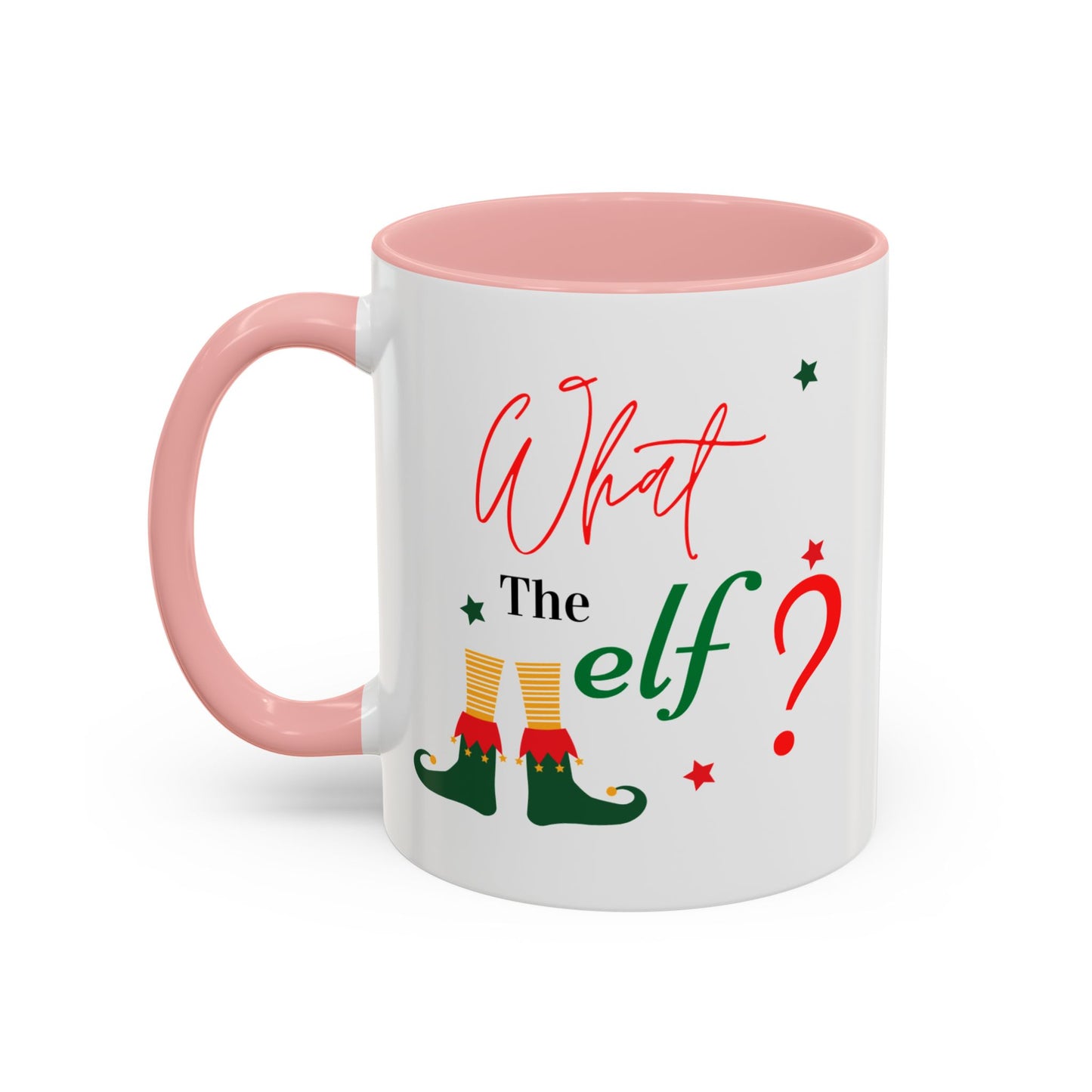 “What the elf”Accent Coffee Mug (11, 15oz)