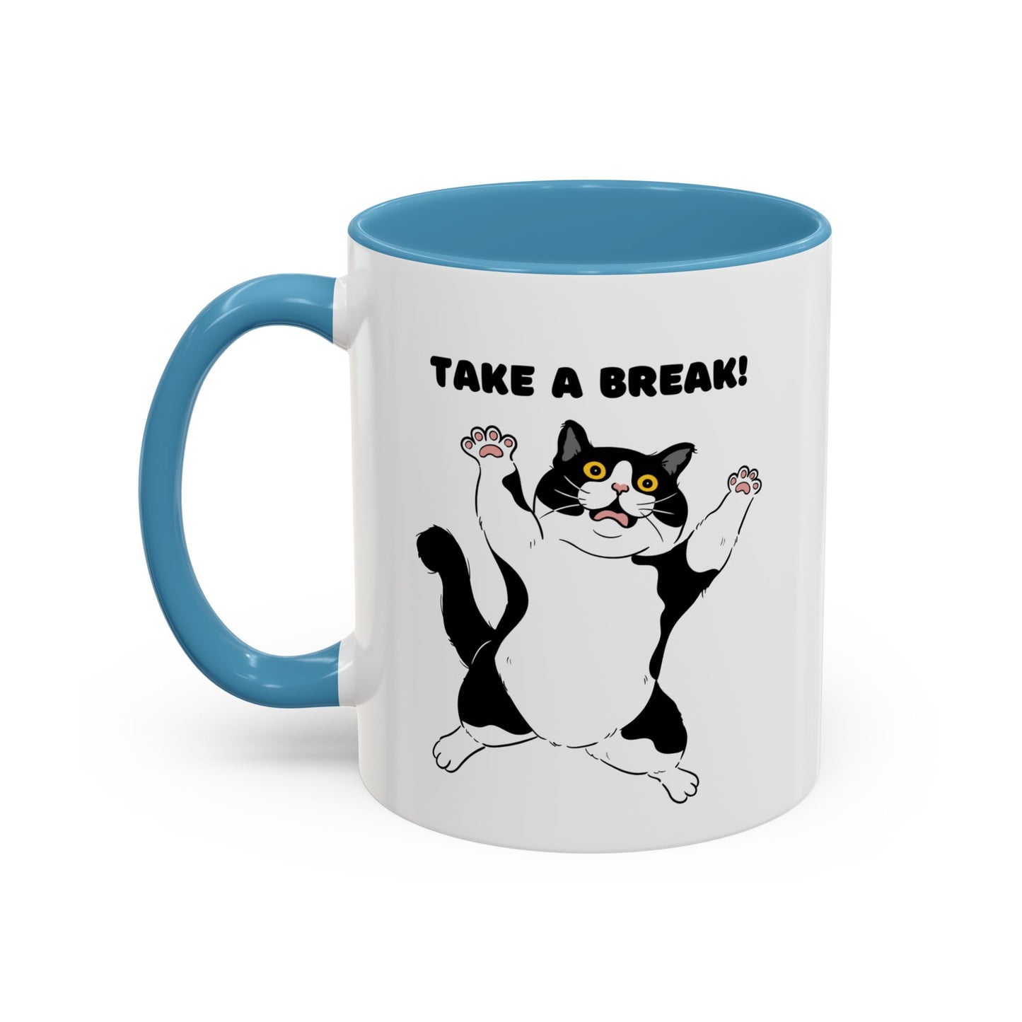 “ Take a break”Accent Coffee Mug (11, 15oz)