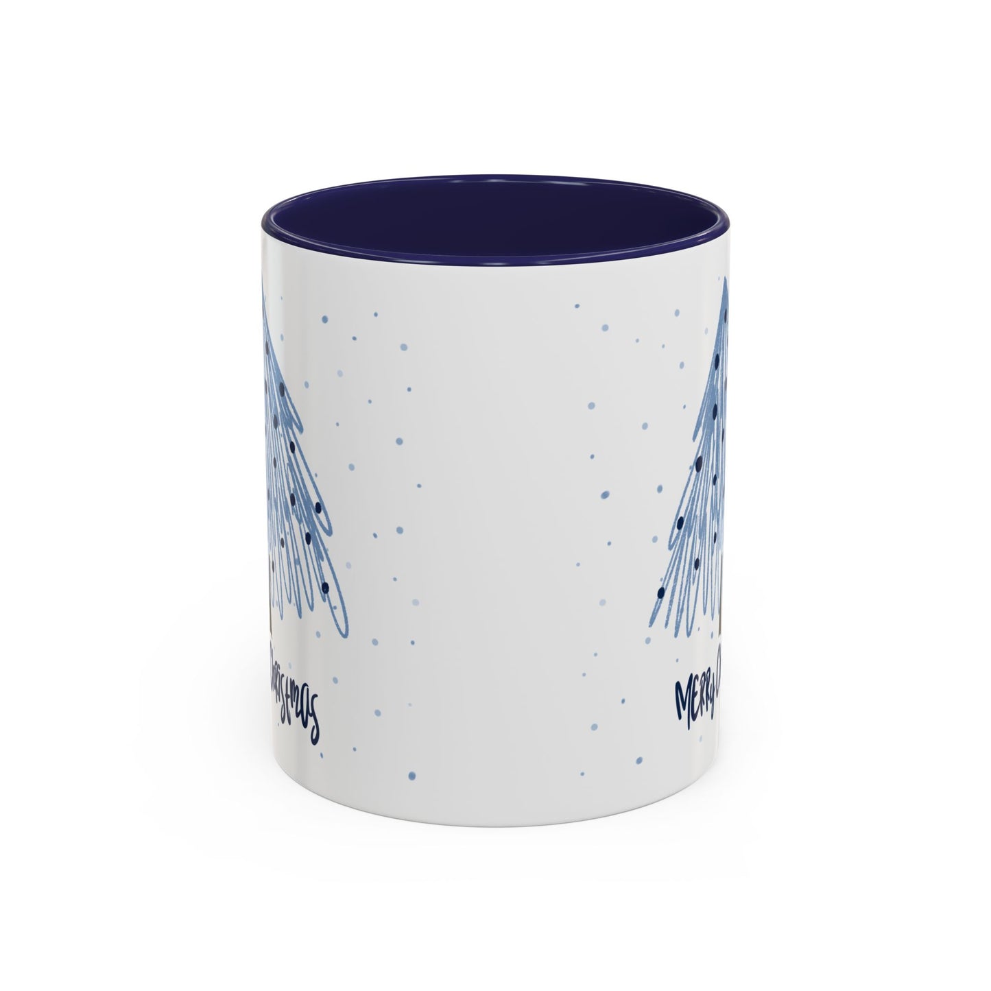 “Blue Christmas Tree” Accent Coffee Mug (11, 15oz)