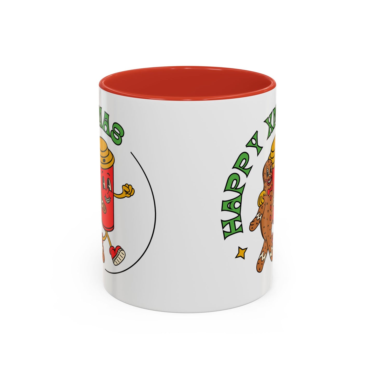 “Happy Xmas”Accent Coffee Mug (11, 15oz)