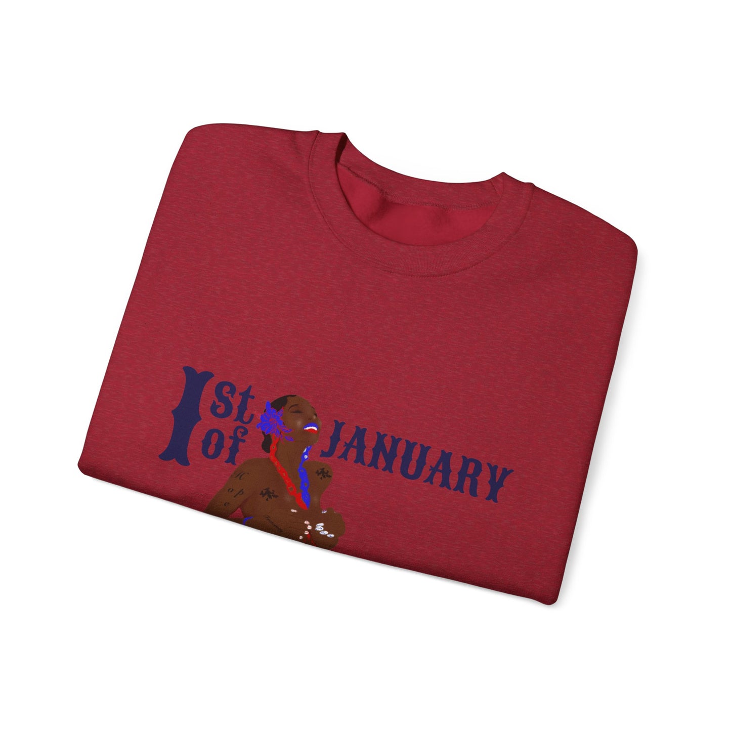 “1st of January” Copy of Unisex Heavy Blend™ Crewneck Sweatshirt