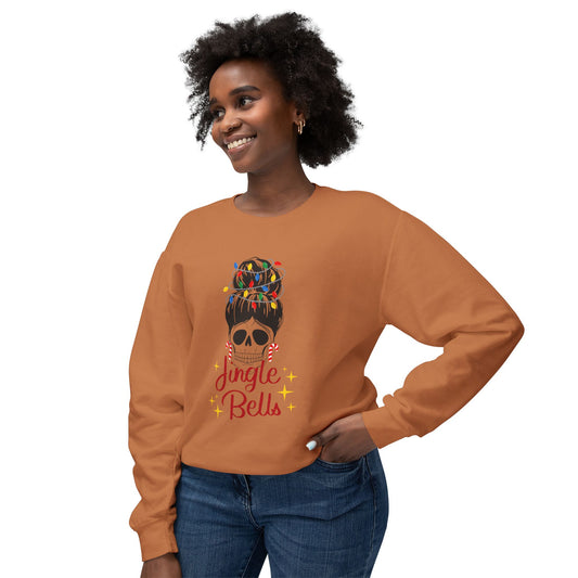 “Jingle bells”Unisex Lightweight Crewneck Sweatshirt