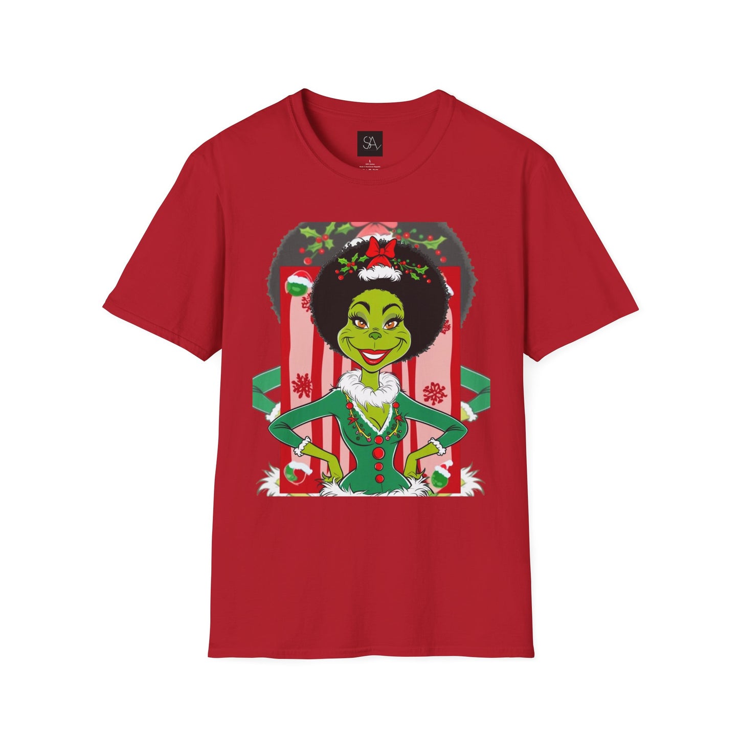 "Chocolate Grinch" Unisex Softstyle T-Shirt