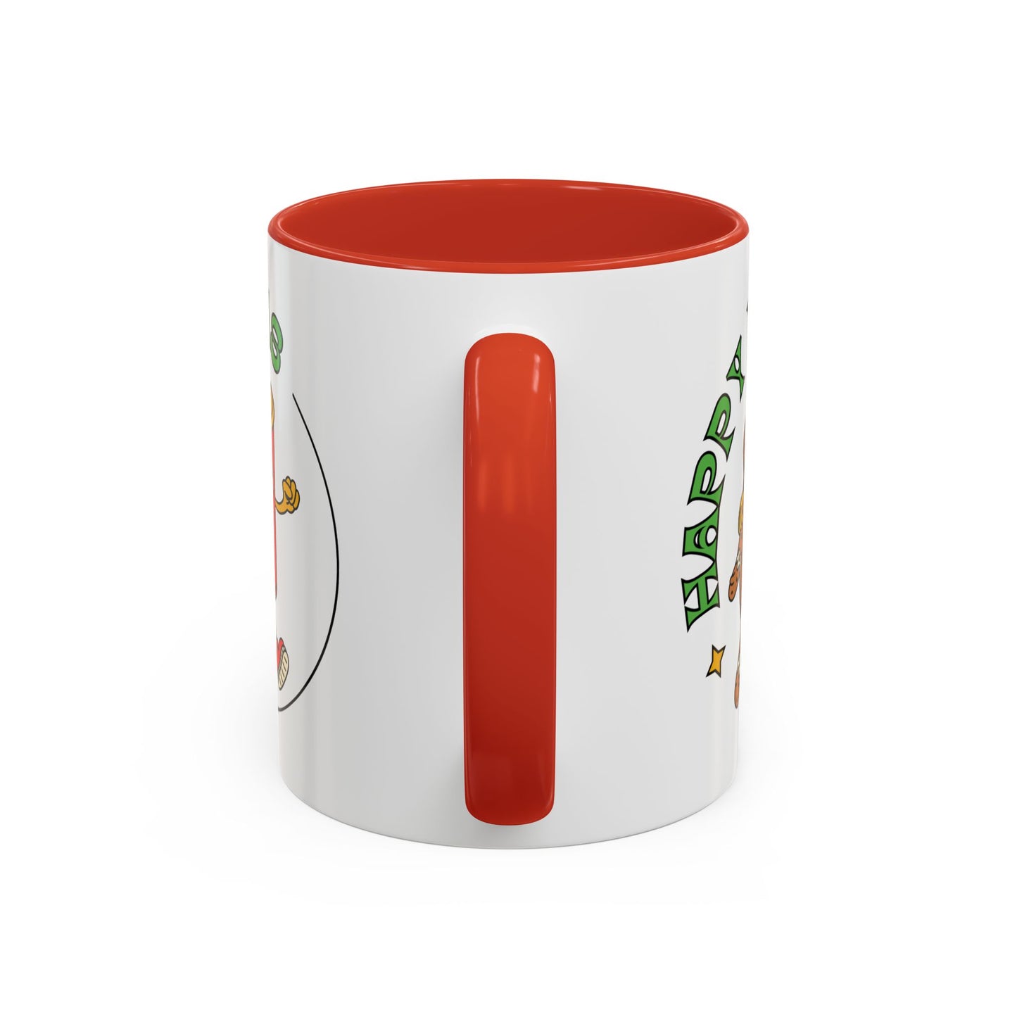 “Happy Xmas”Accent Coffee Mug (11, 15oz)