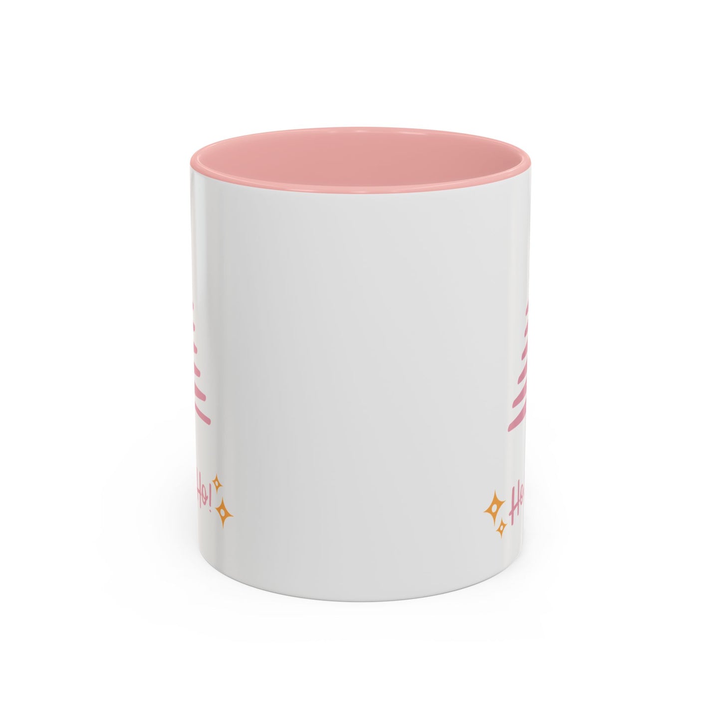 “Pink Christmas tree” Accent Coffee Mug (11, 15oz)