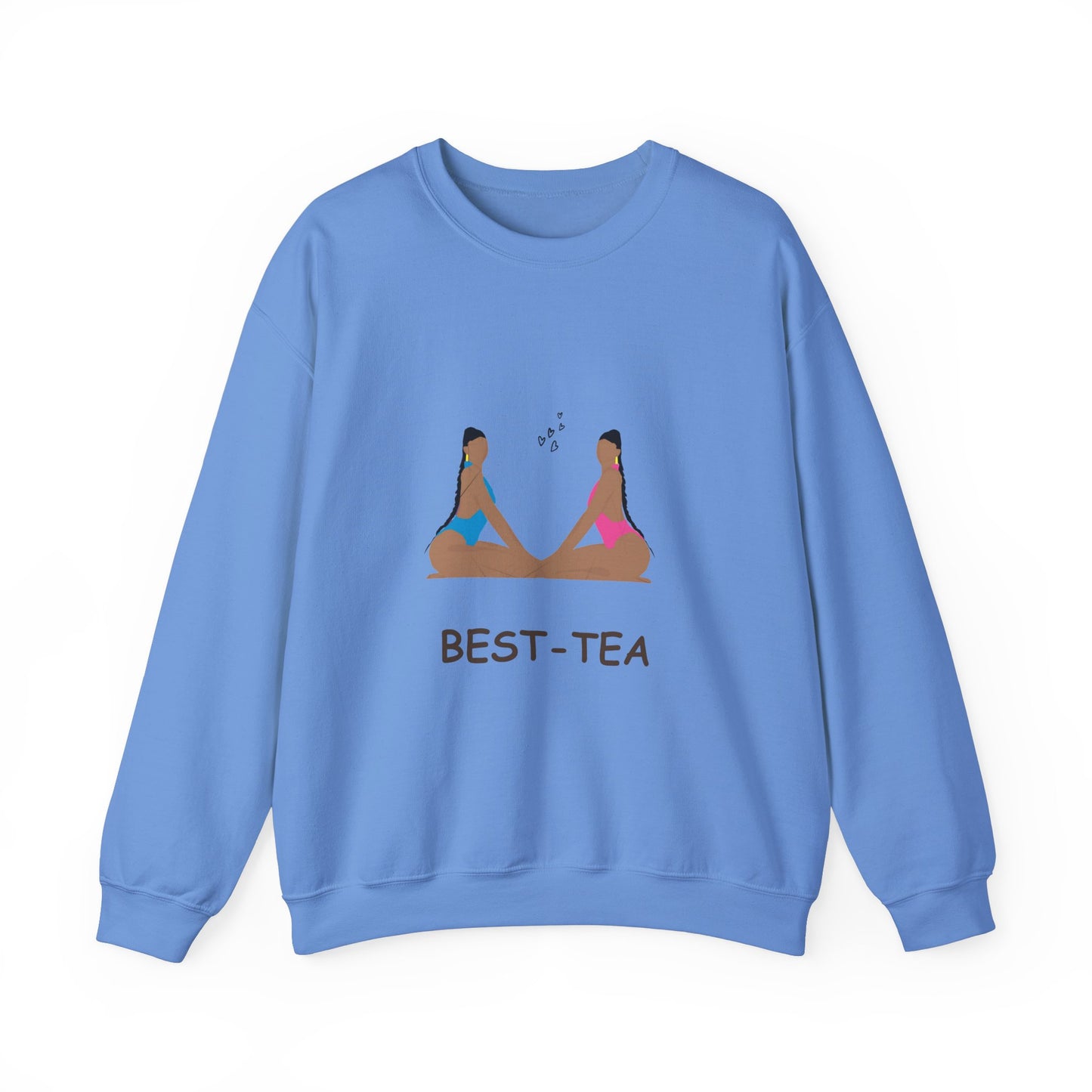 "Best Tea, besties" Unisex Heavy Blend™ Crewneck Sweatshirt