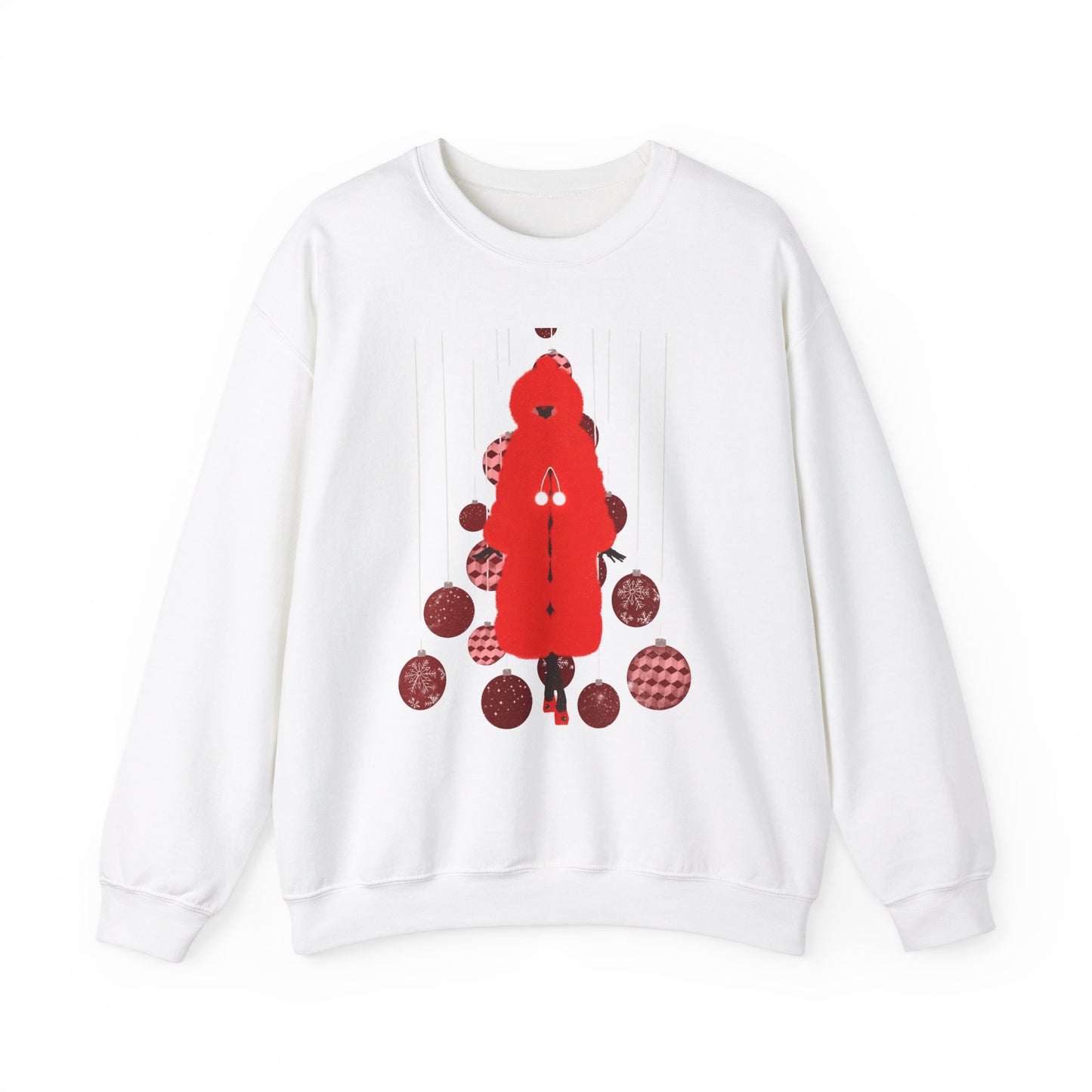 "Petit chaperon rouge, Christmas outfit" Unisex Heavy Blend™ Crewneck Sweatshirt